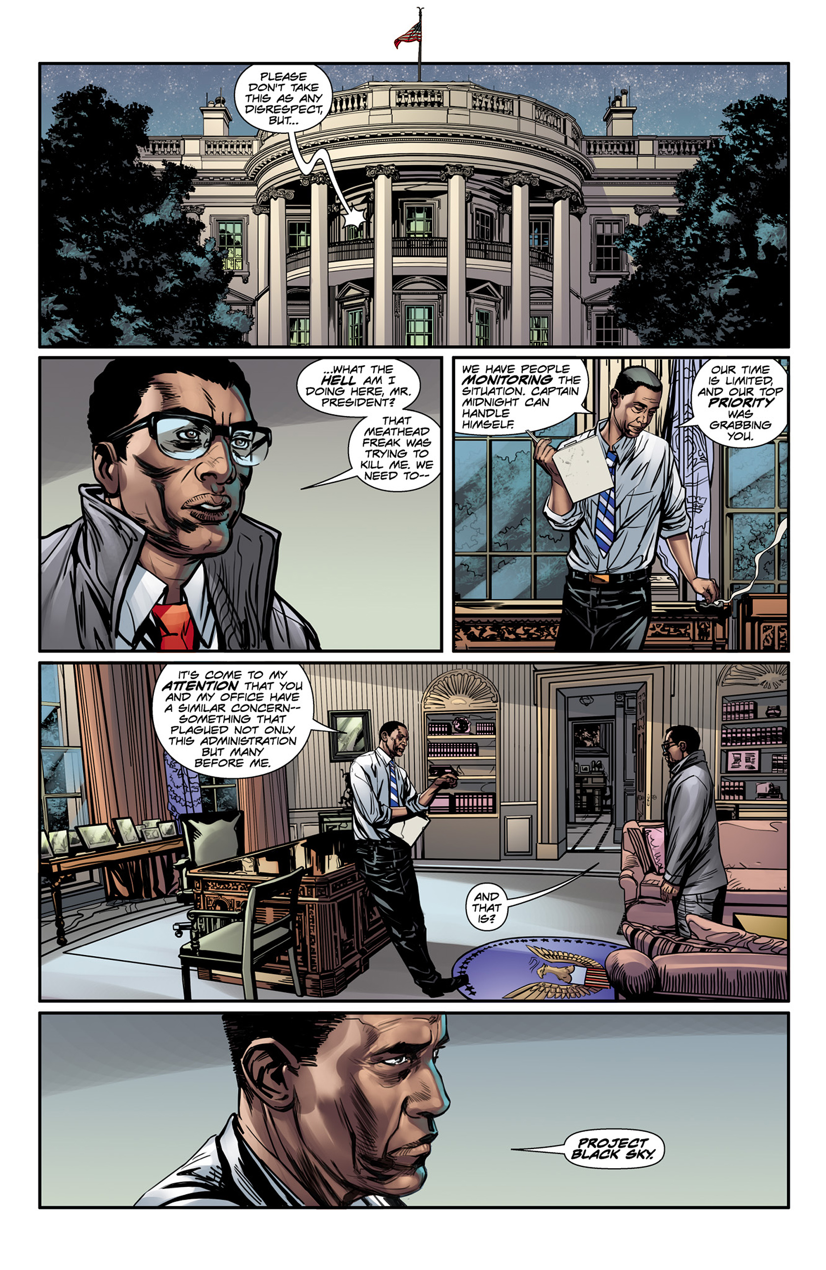 Read online Captain Midnight comic -  Issue #7 - 9