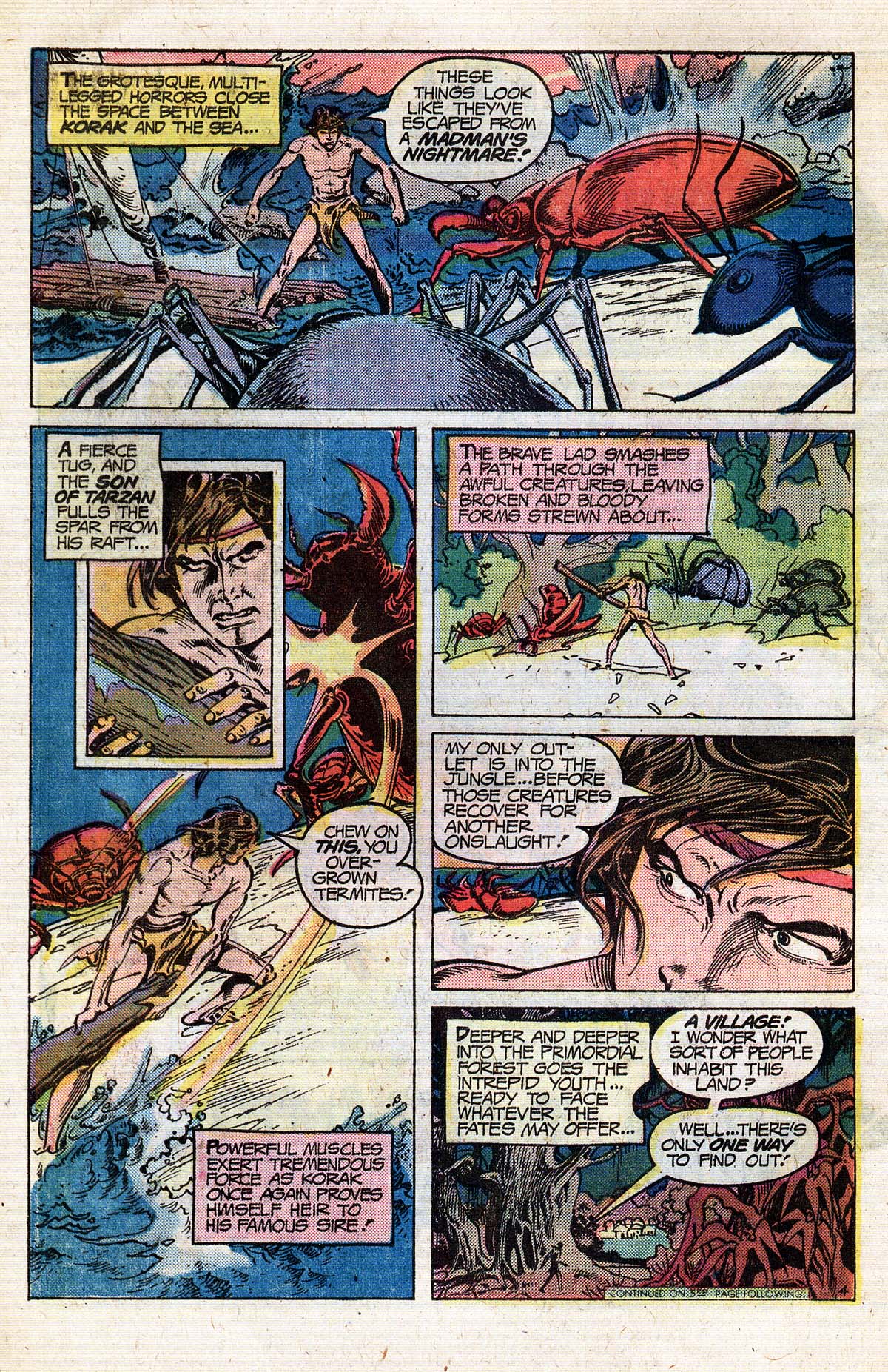 Read online Korak, Son of Tarzan (1972) comic -  Issue #58 - 8