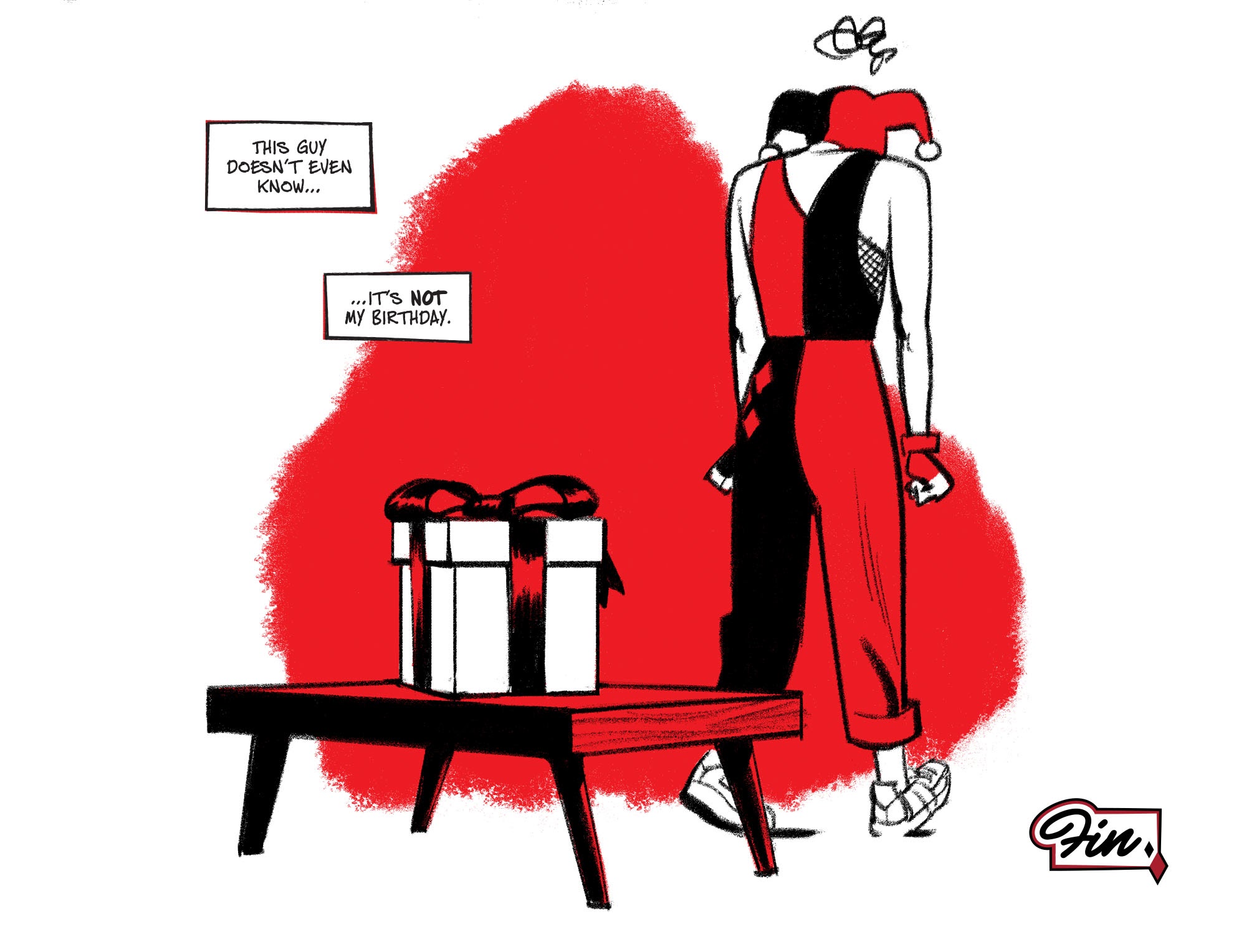 Read online Harley Quinn Black   White   Red comic -  Issue #14 - 23