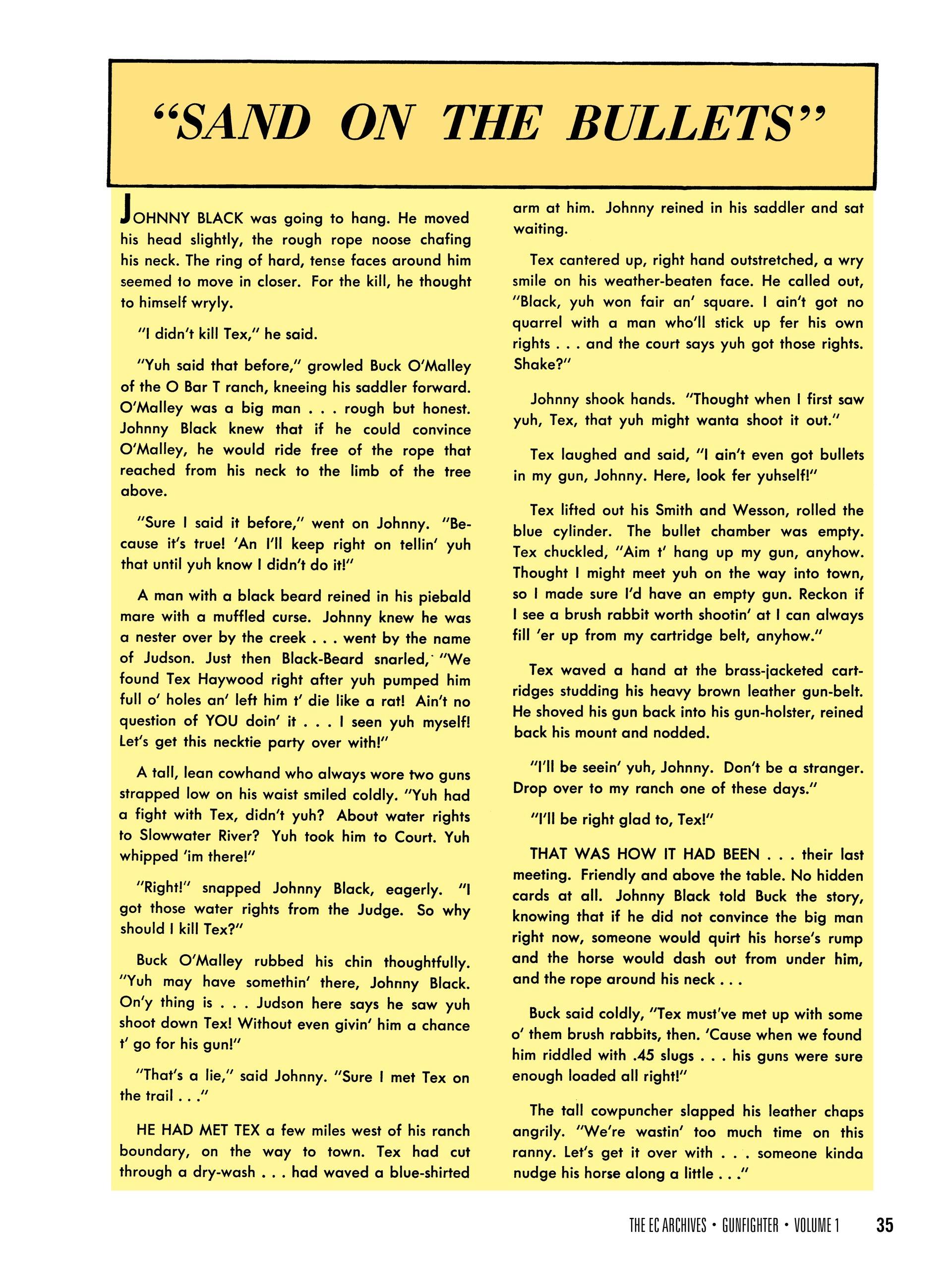 Read online The EC Archives: Gunfighter comic -  Issue # TPB (Part 1) - 38