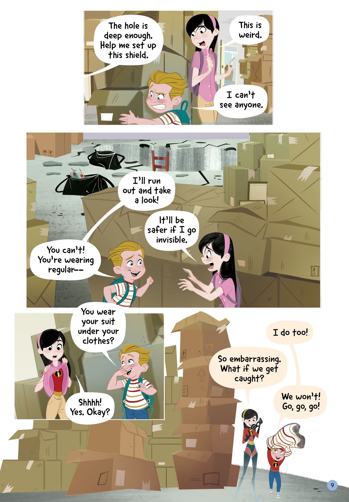 Read online Disney·PIXAR The Incredibles 2: Heroes at Home comic -  Issue # Full - 8