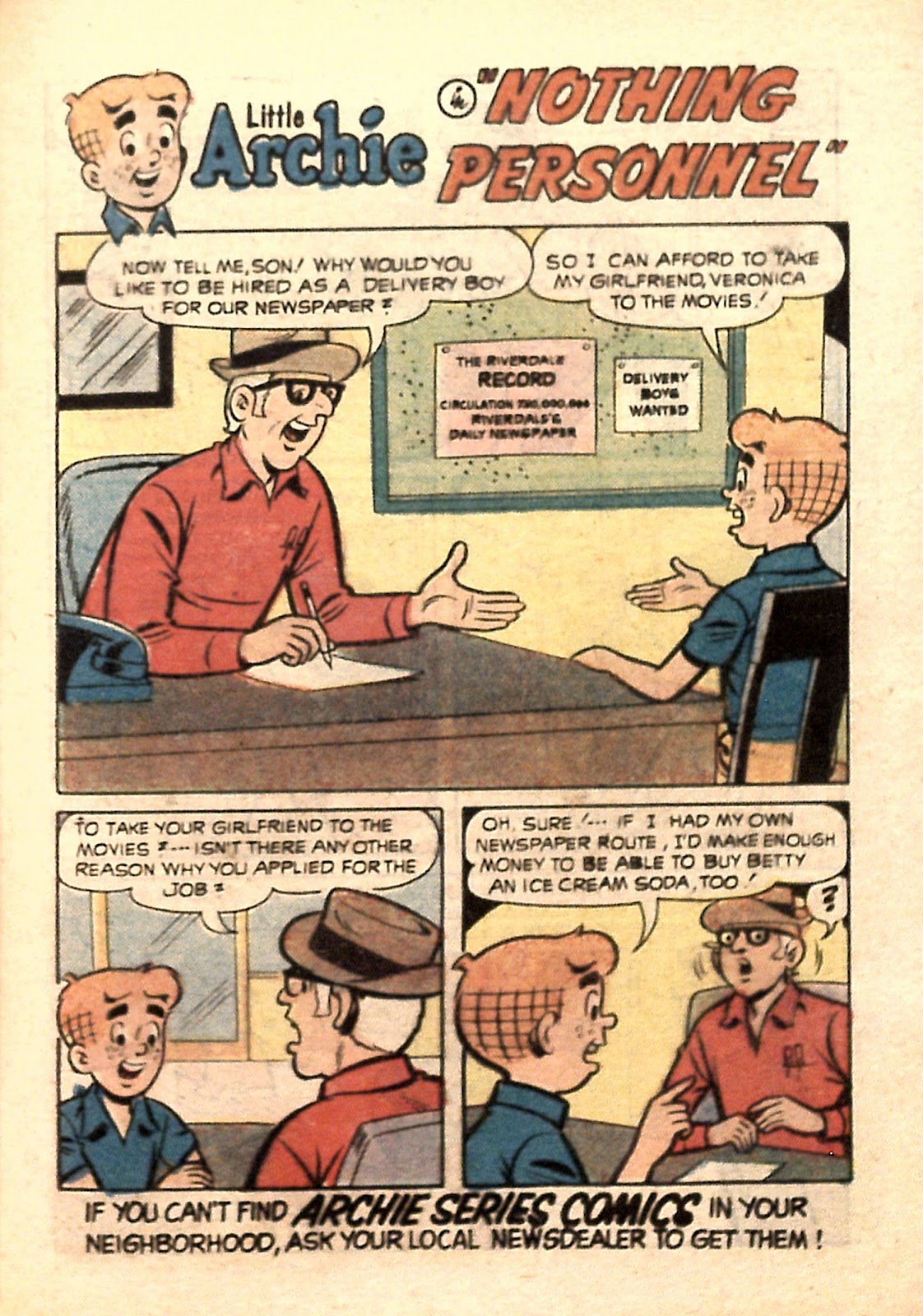 Archie...Archie Andrews, Where Are You? Digest Magazine issue 18 - Page 57