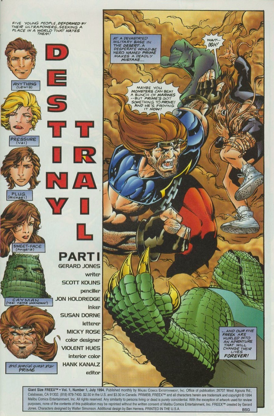 Read online Giant Size Freex comic -  Issue # Full - 3