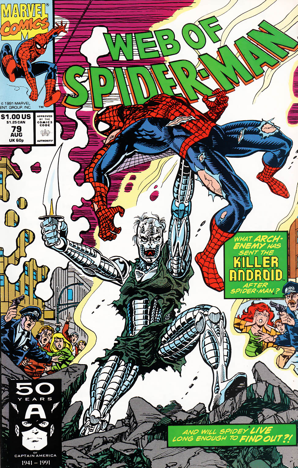 Read online Web of Spider-Man (1985) comic -  Issue #79 - 1