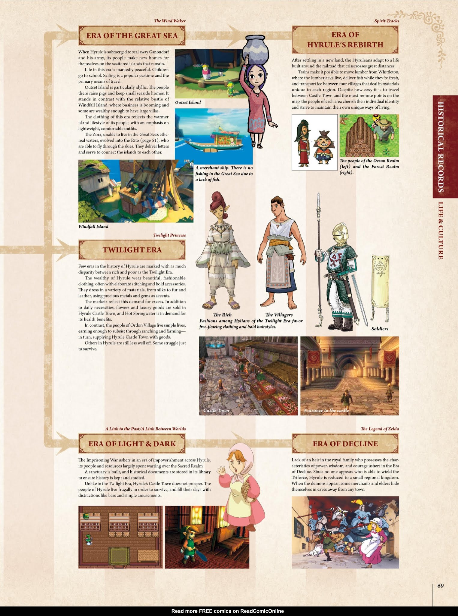 Read online The Legend of Zelda Encyclopedia comic -  Issue # TPB (Part 1) - 73