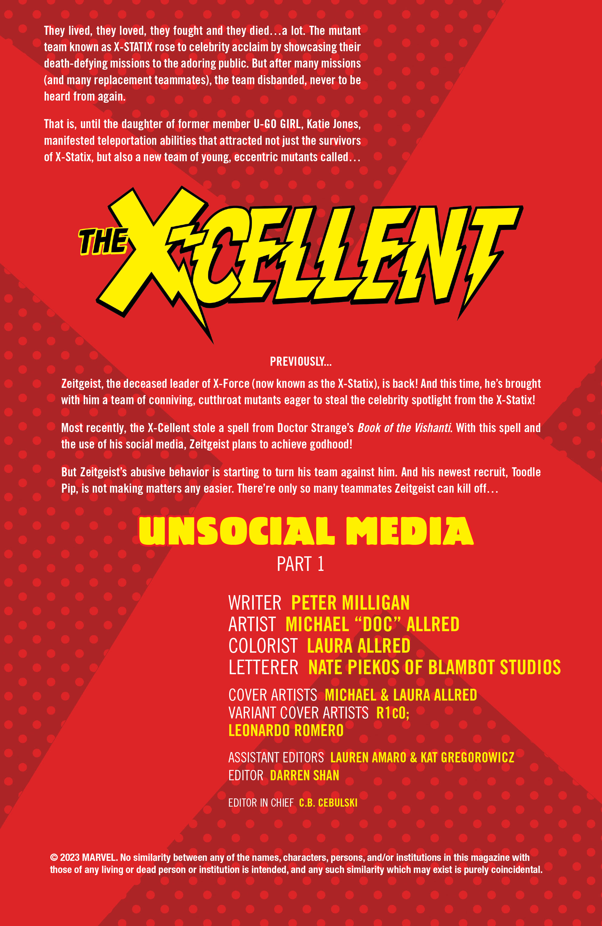 Read online The X-cellent comic -  Issue #1 - 2