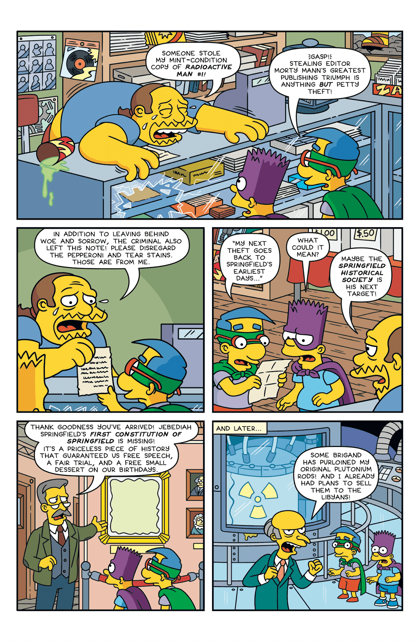 Read online Simpsons One-Shot Wonders: Bartman Spectacularly Super Secret Saga comic -  Issue #1 - 6