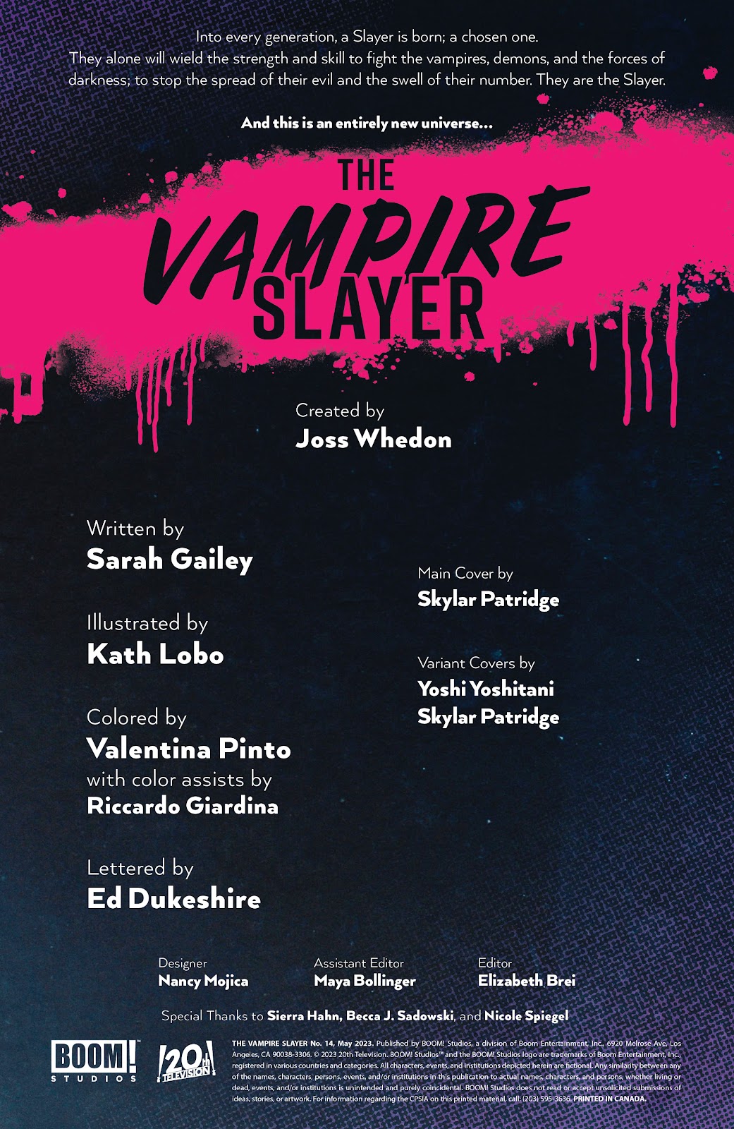 The Vampire Slayer issue 14 - Page 2