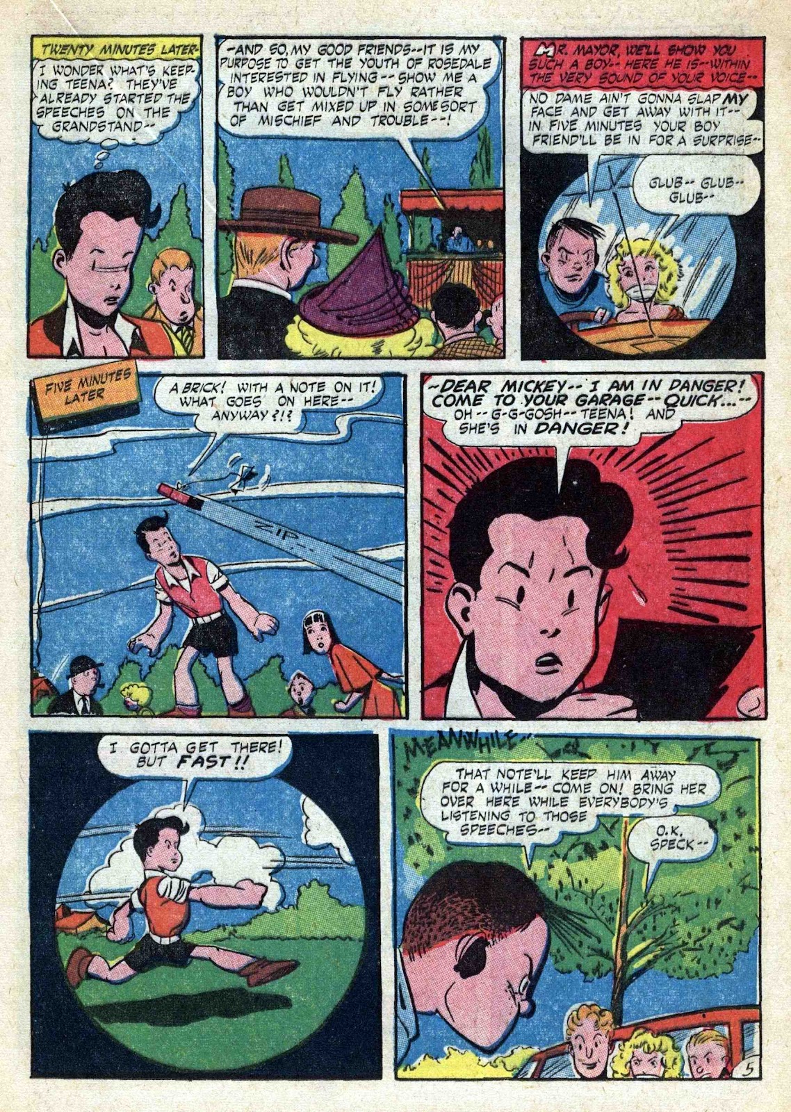 Captain Aero Comics issue 21 - Page 19