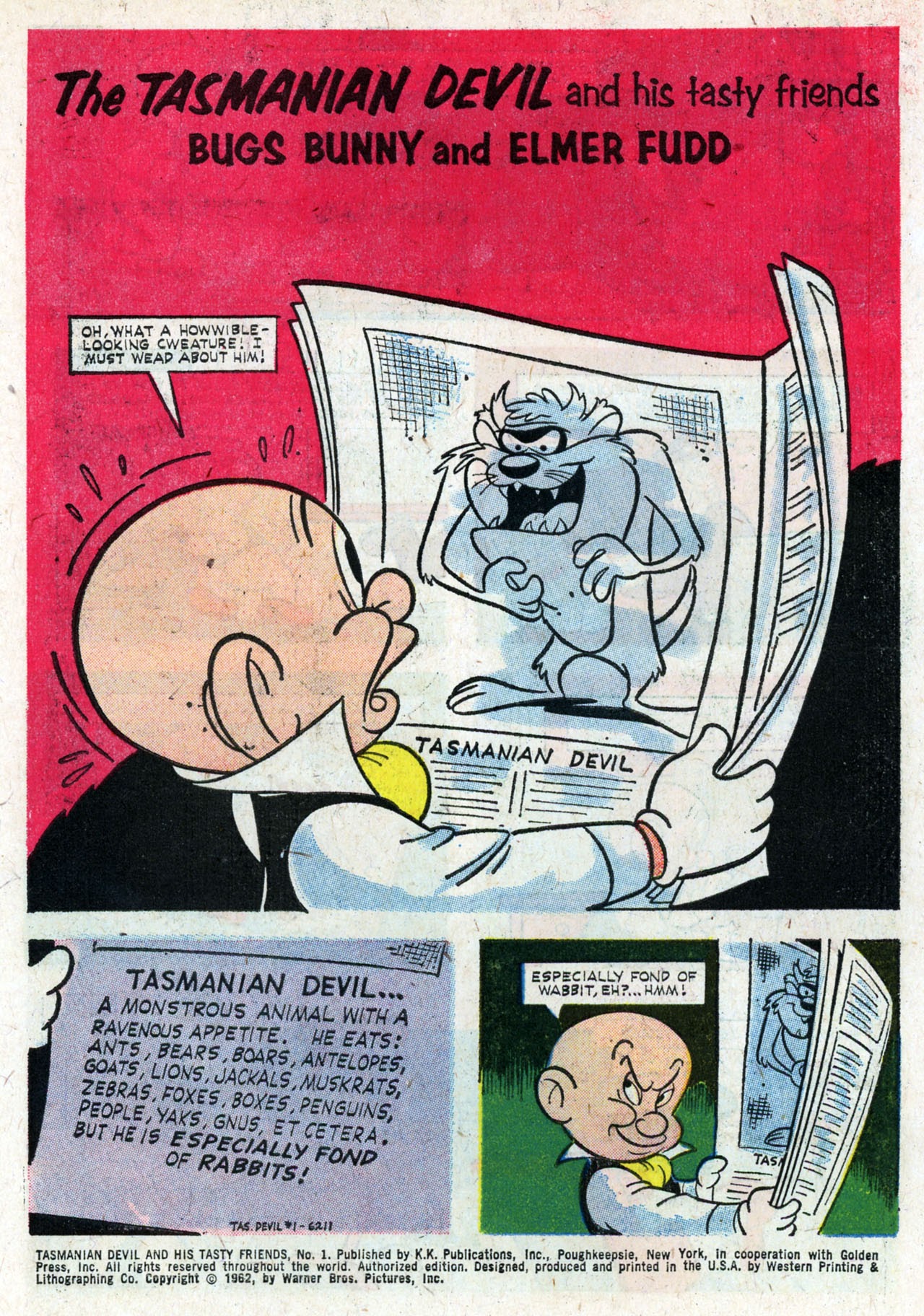 Read online Tasmanian Devil and His Tasty Friends comic -  Issue # Full - 3