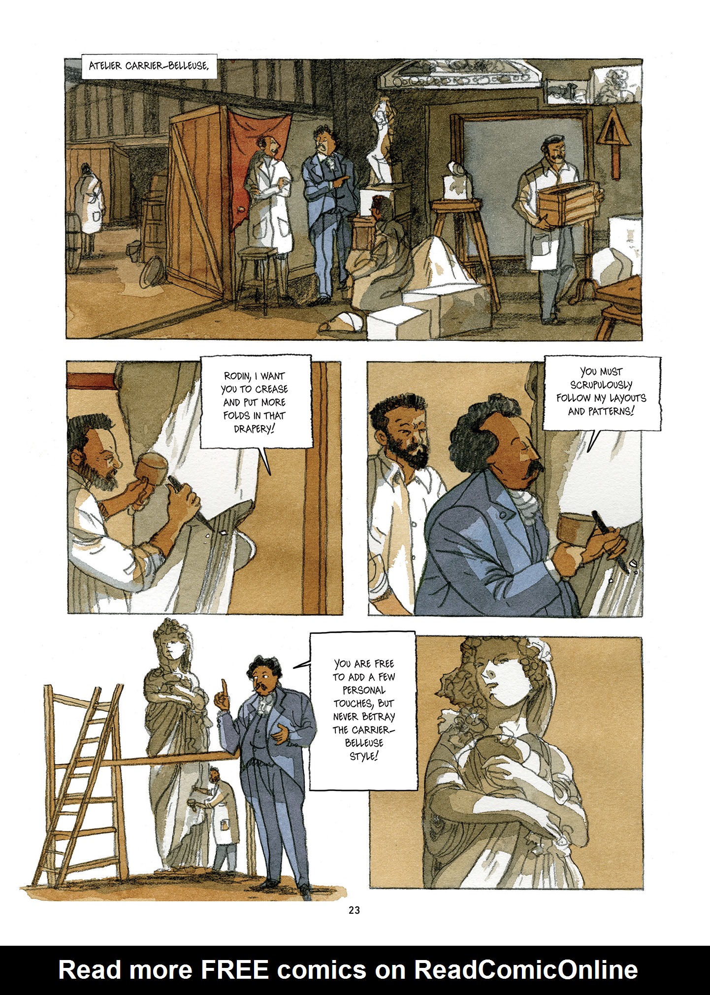 Read online Rodin: Fugit Amor, An Intimate Portrait comic -  Issue # TPB - 25