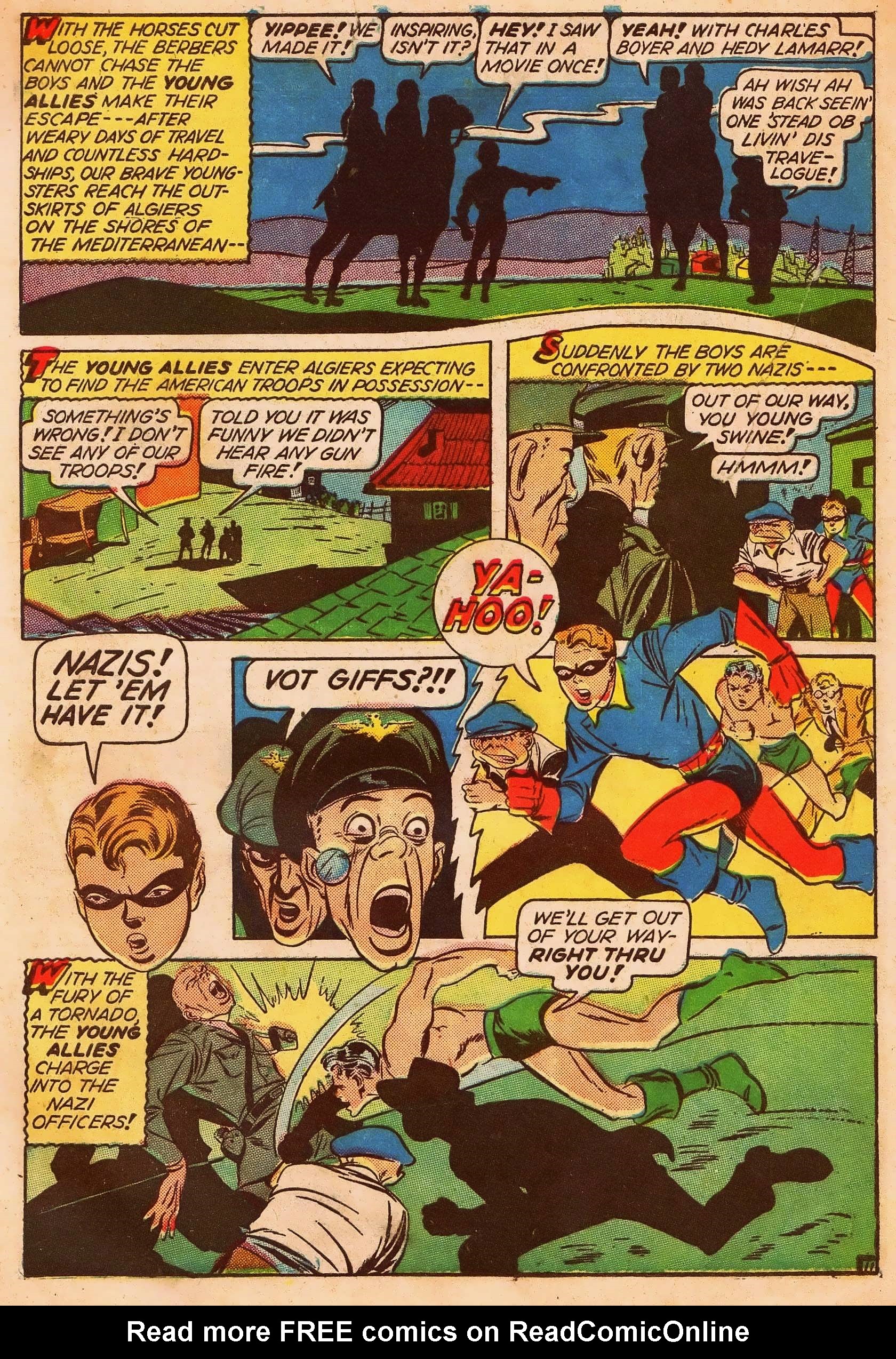 Read online Young Allies Comics comic -  Issue #8 - 12