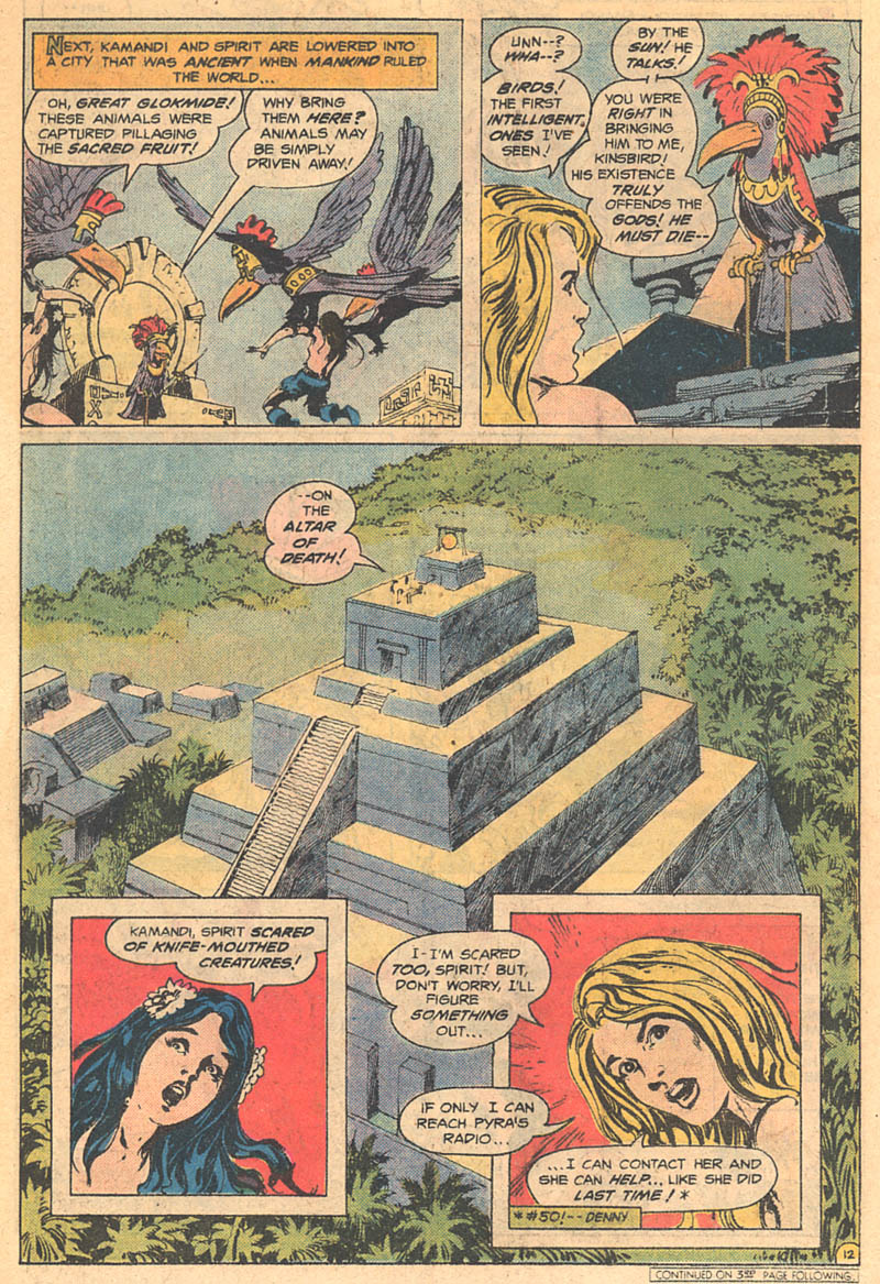 Read online Kamandi, The Last Boy On Earth comic -  Issue #52 - 14