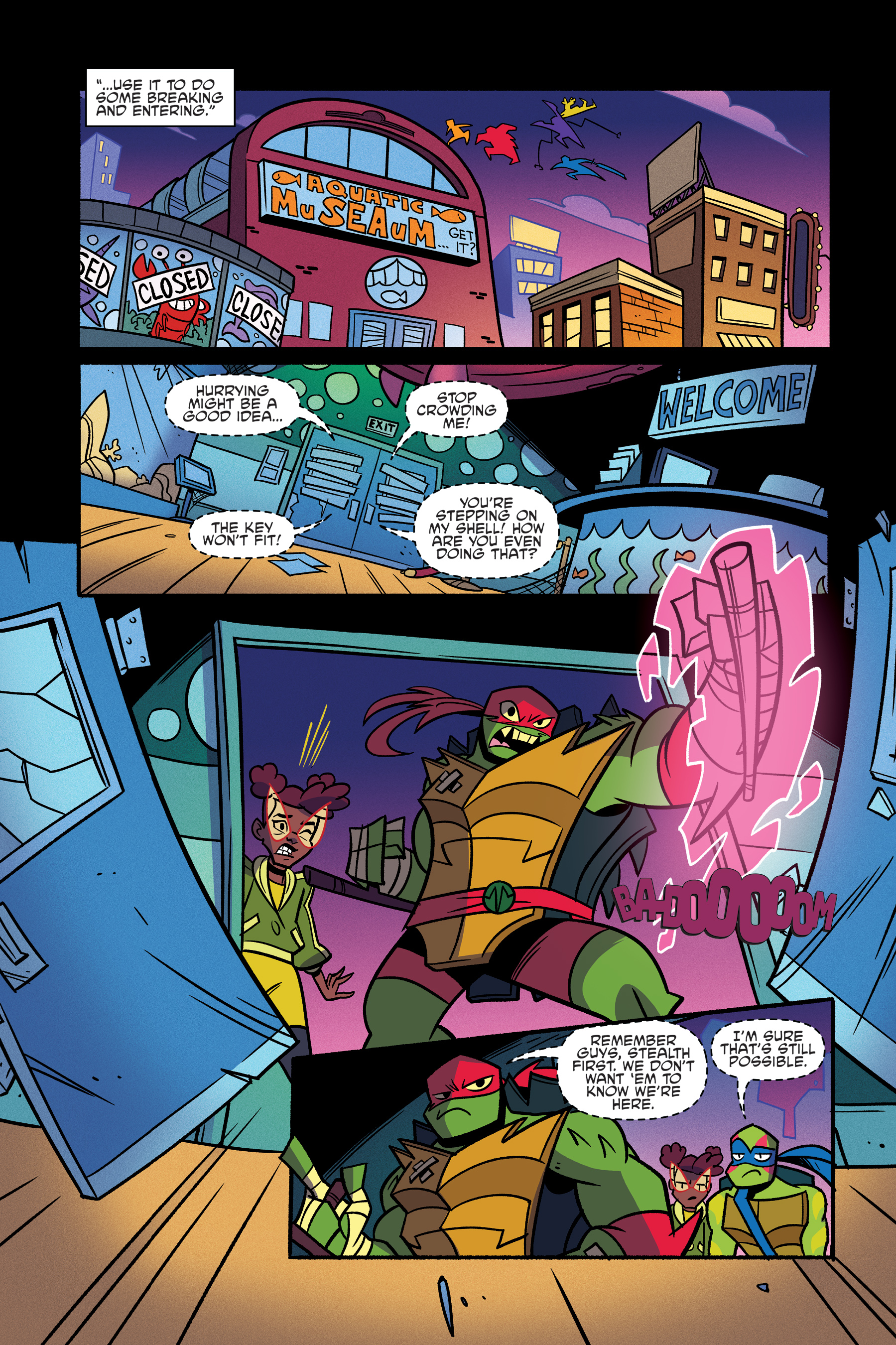 Read online Rise of the Teenage Mutant Ninja Turtles: Sound Off! comic -  Issue # _TPB - 42