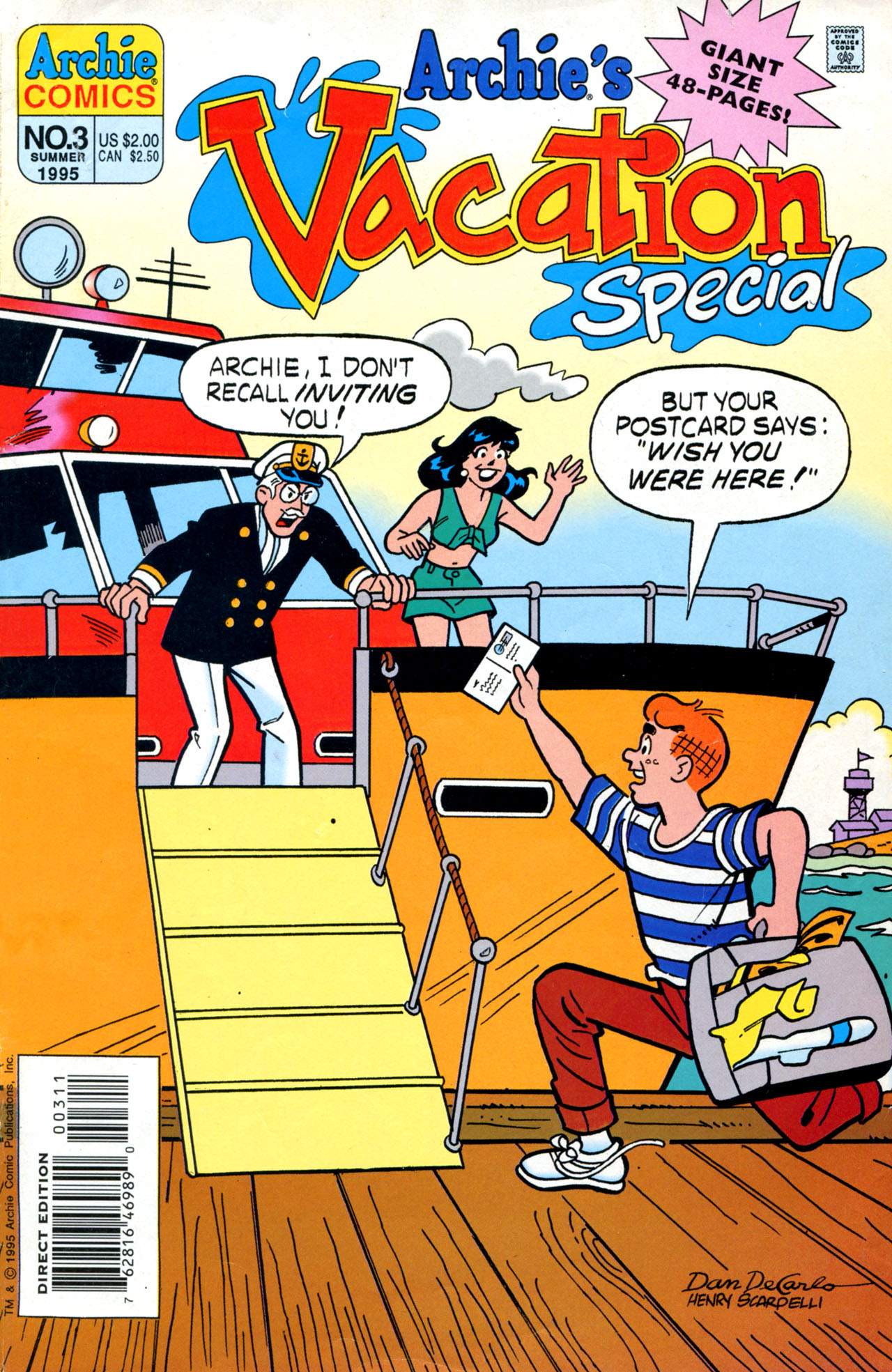Read online Archie's Vacation Special comic -  Issue #3 - 1