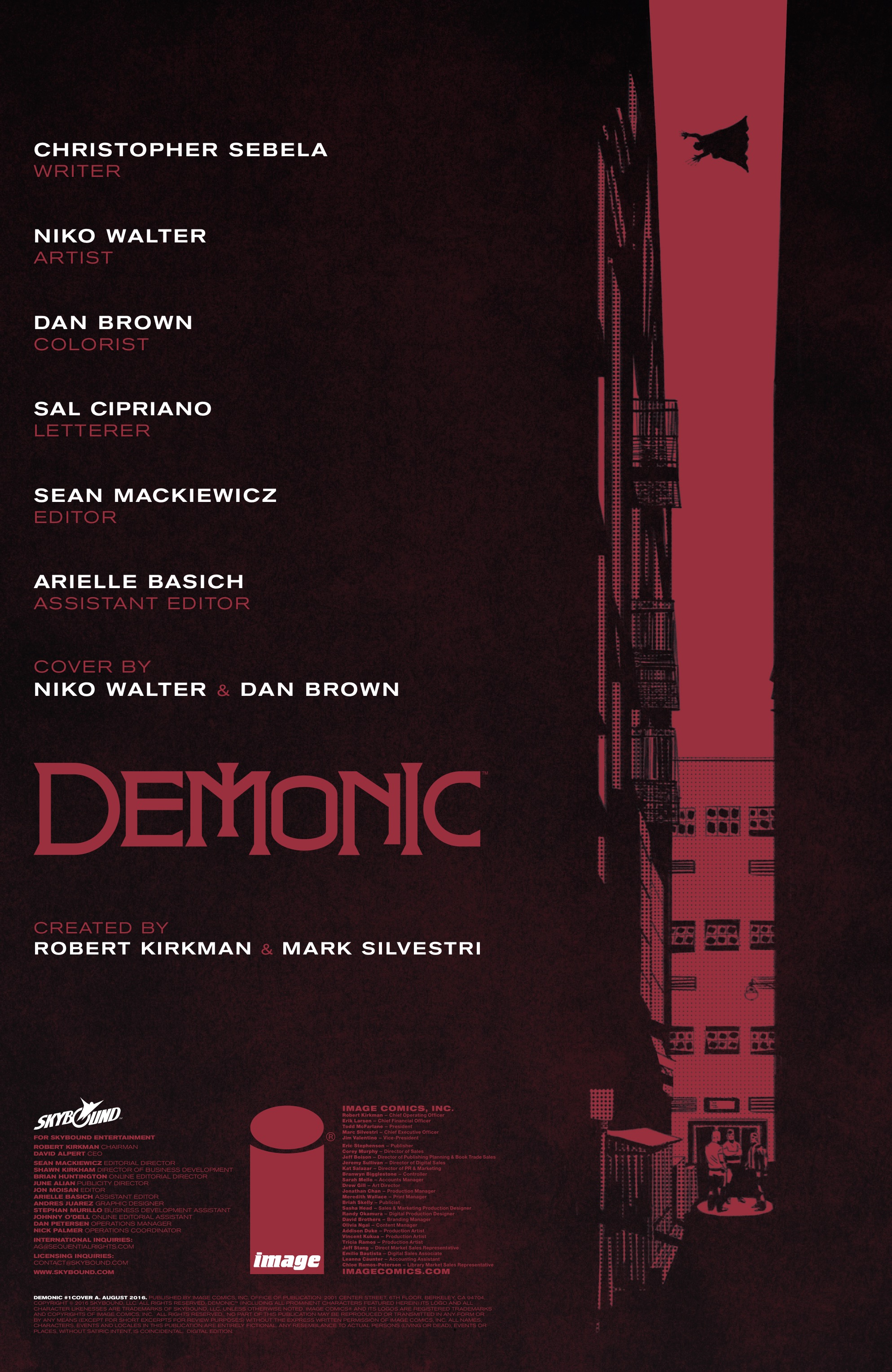 Read online Demonic comic -  Issue #1 - 2