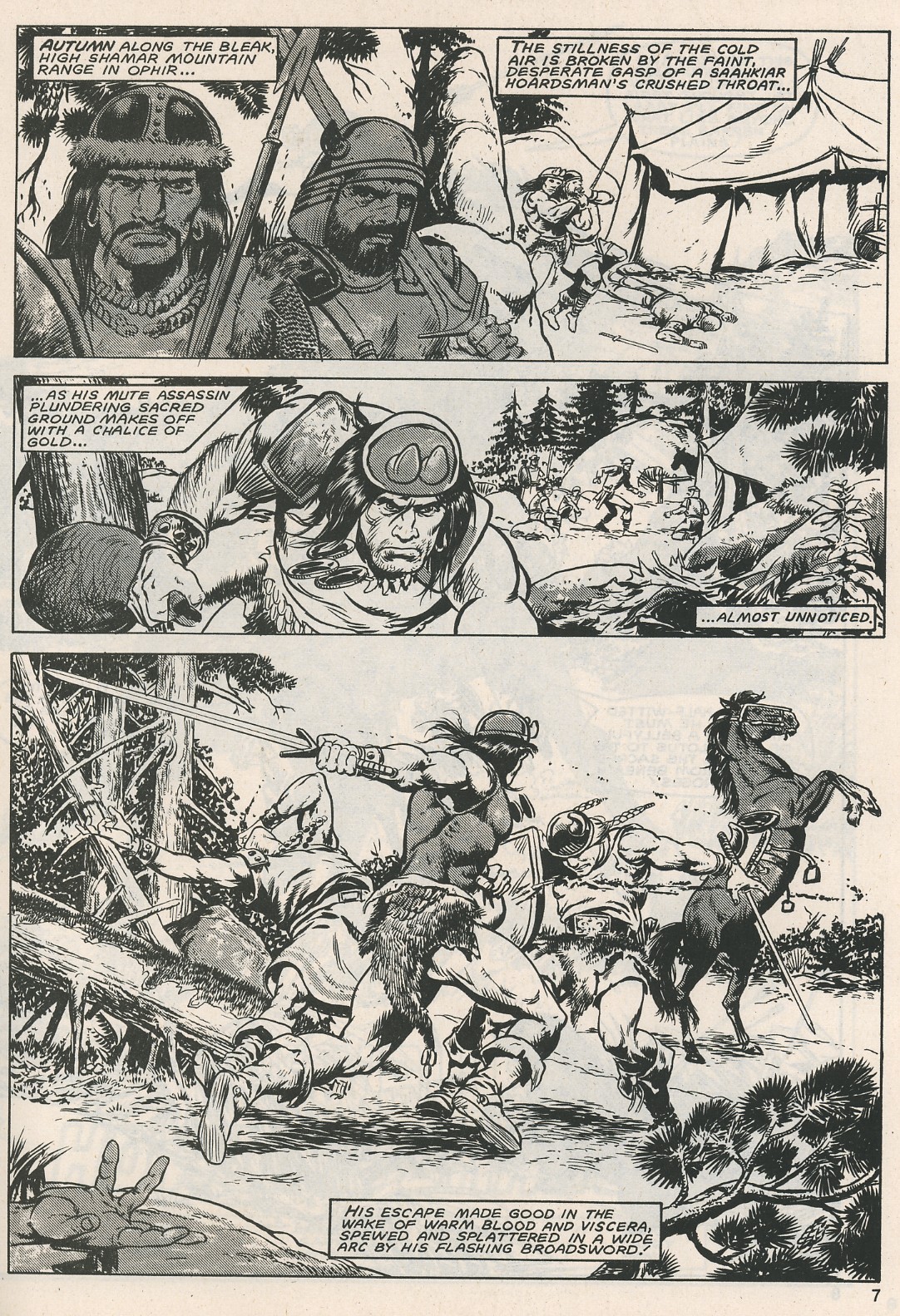 Read online The Savage Sword Of Conan comic -  Issue #118 - 7