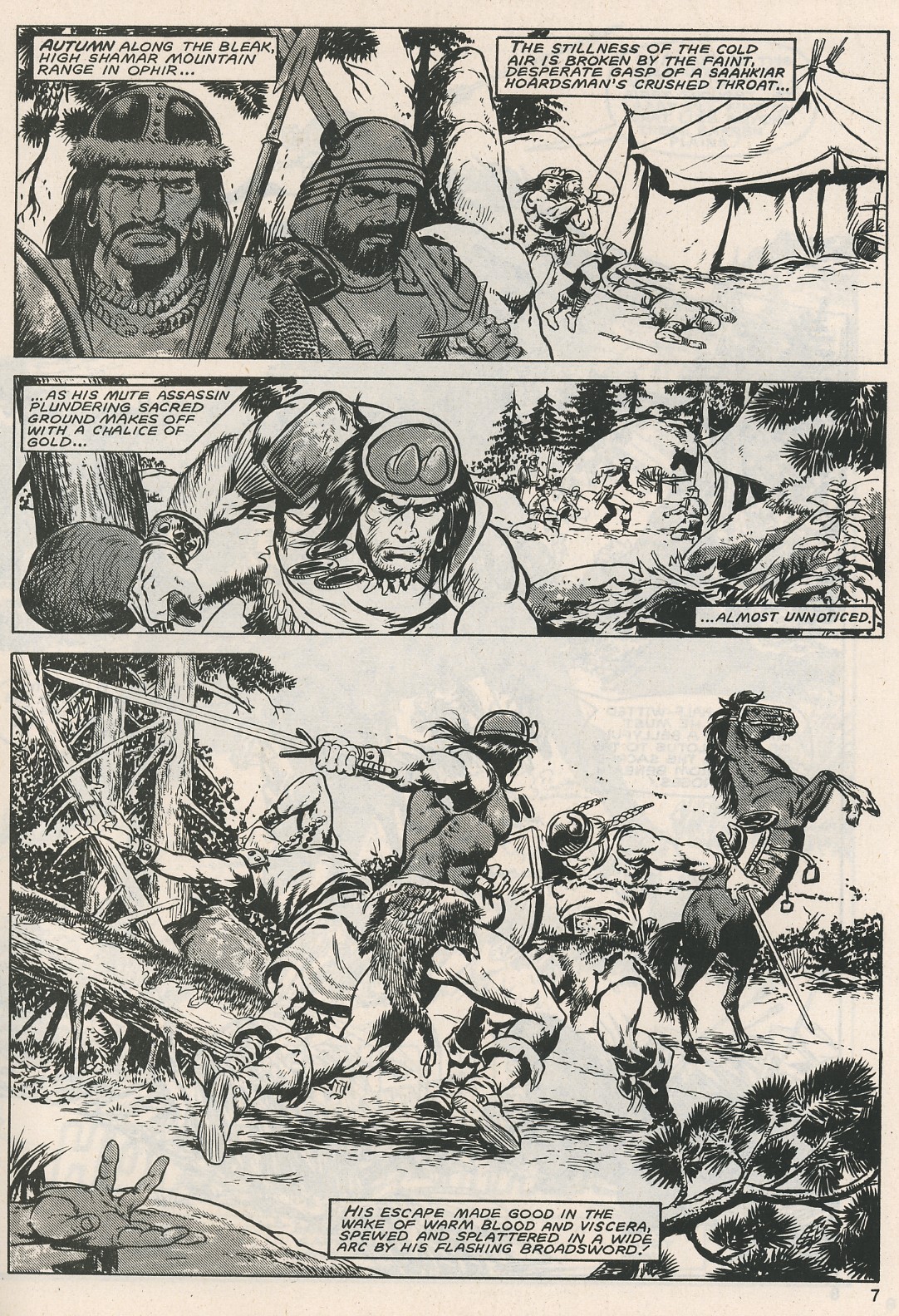 The Savage Sword Of Conan issue 118 - Page 7