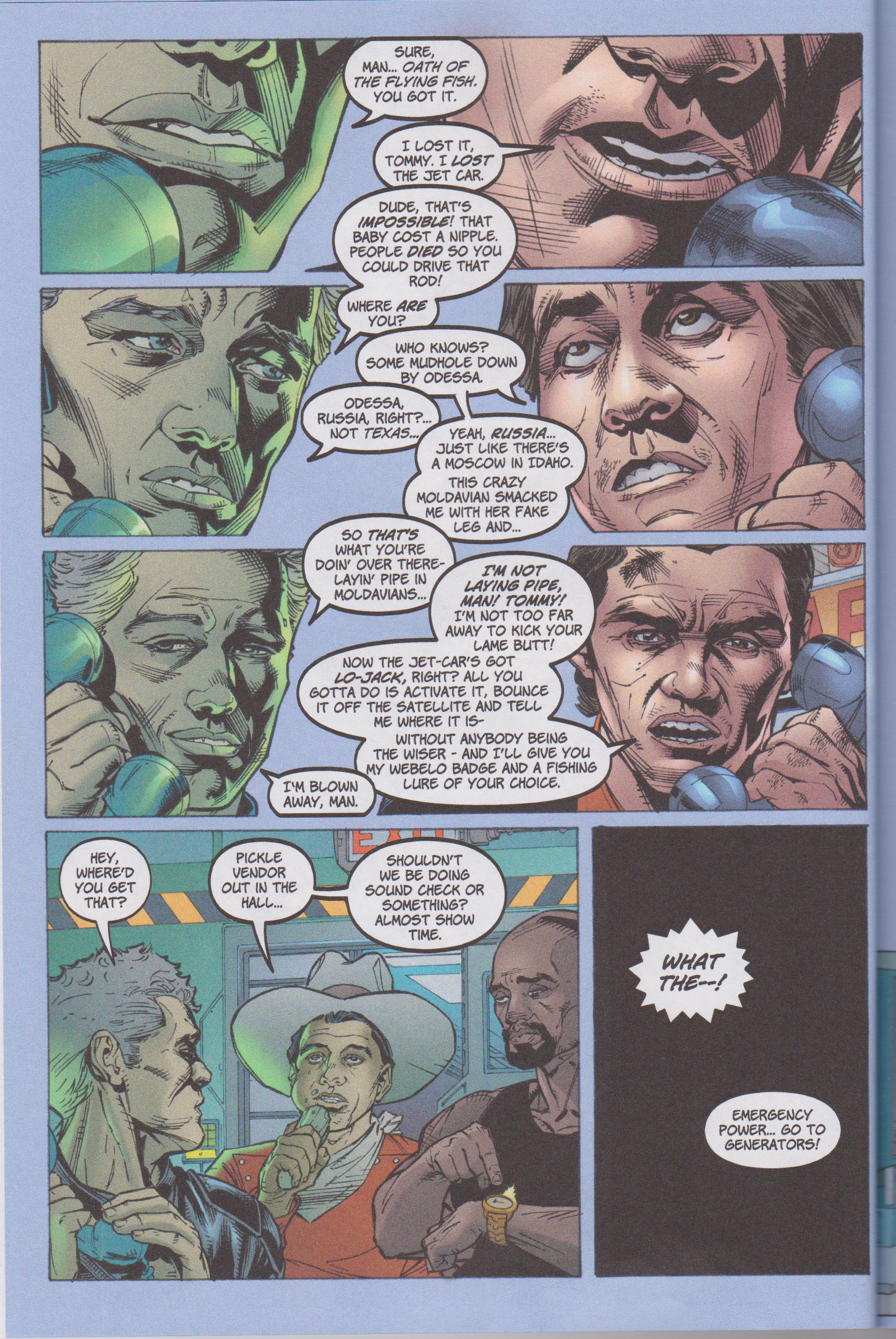Read online Buckaroo Banzai: Return of the Screw (2007) comic -  Issue # TPB - 35