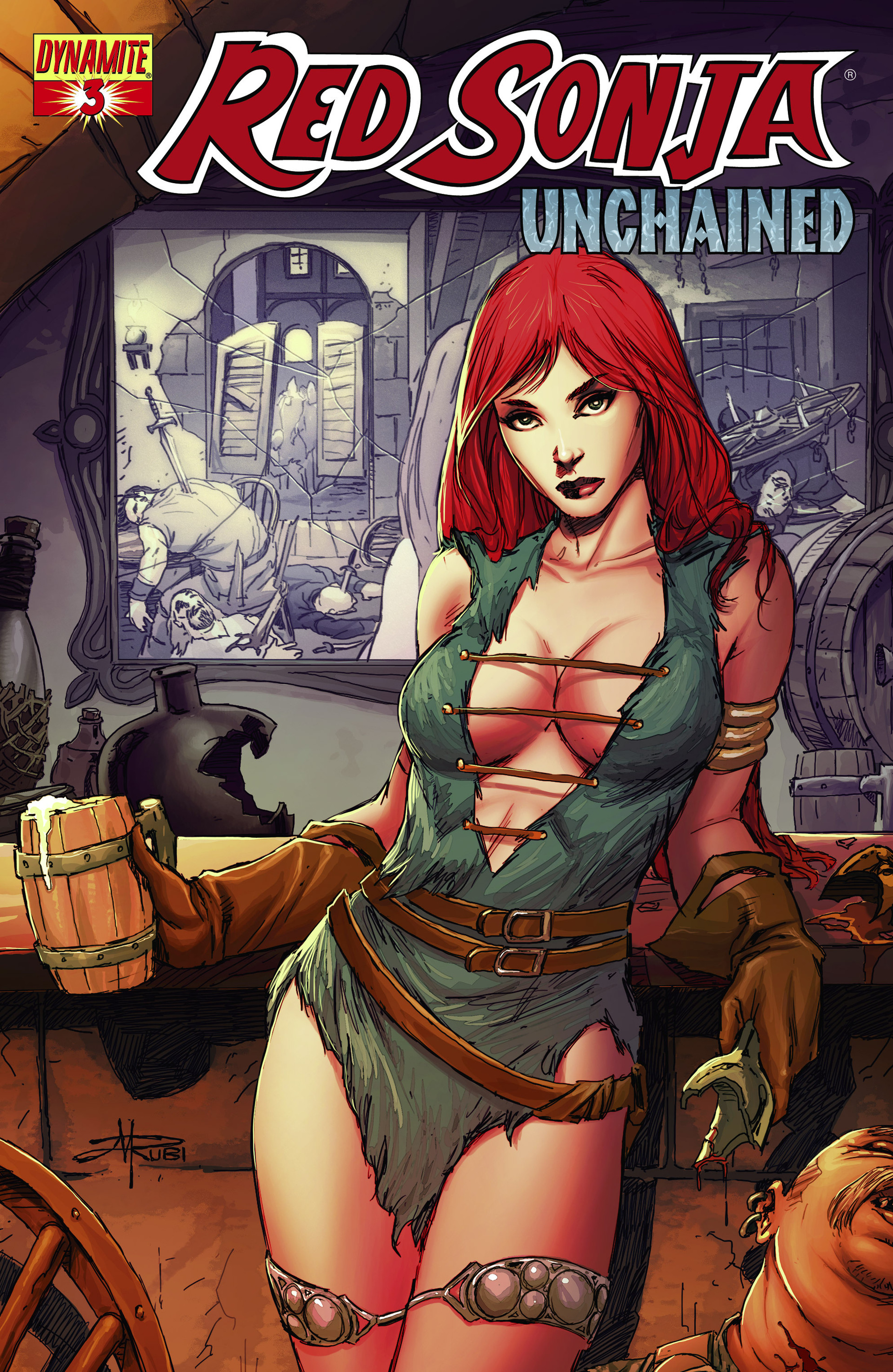 Read online Red Sonja: Unchained comic -  Issue #3 - 1