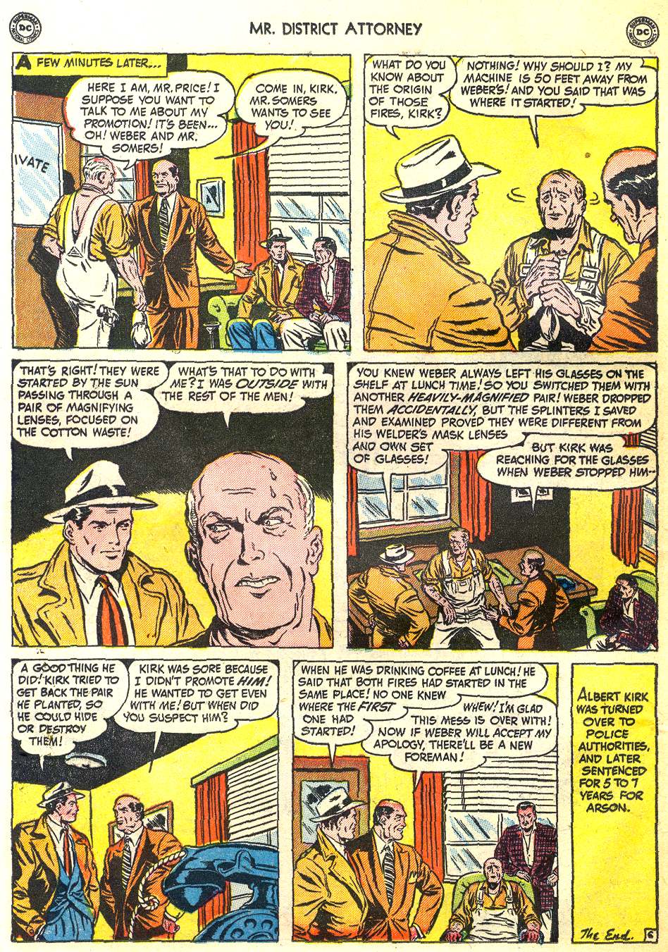 Read online Mr. District Attorney comic -  Issue #21 - 32