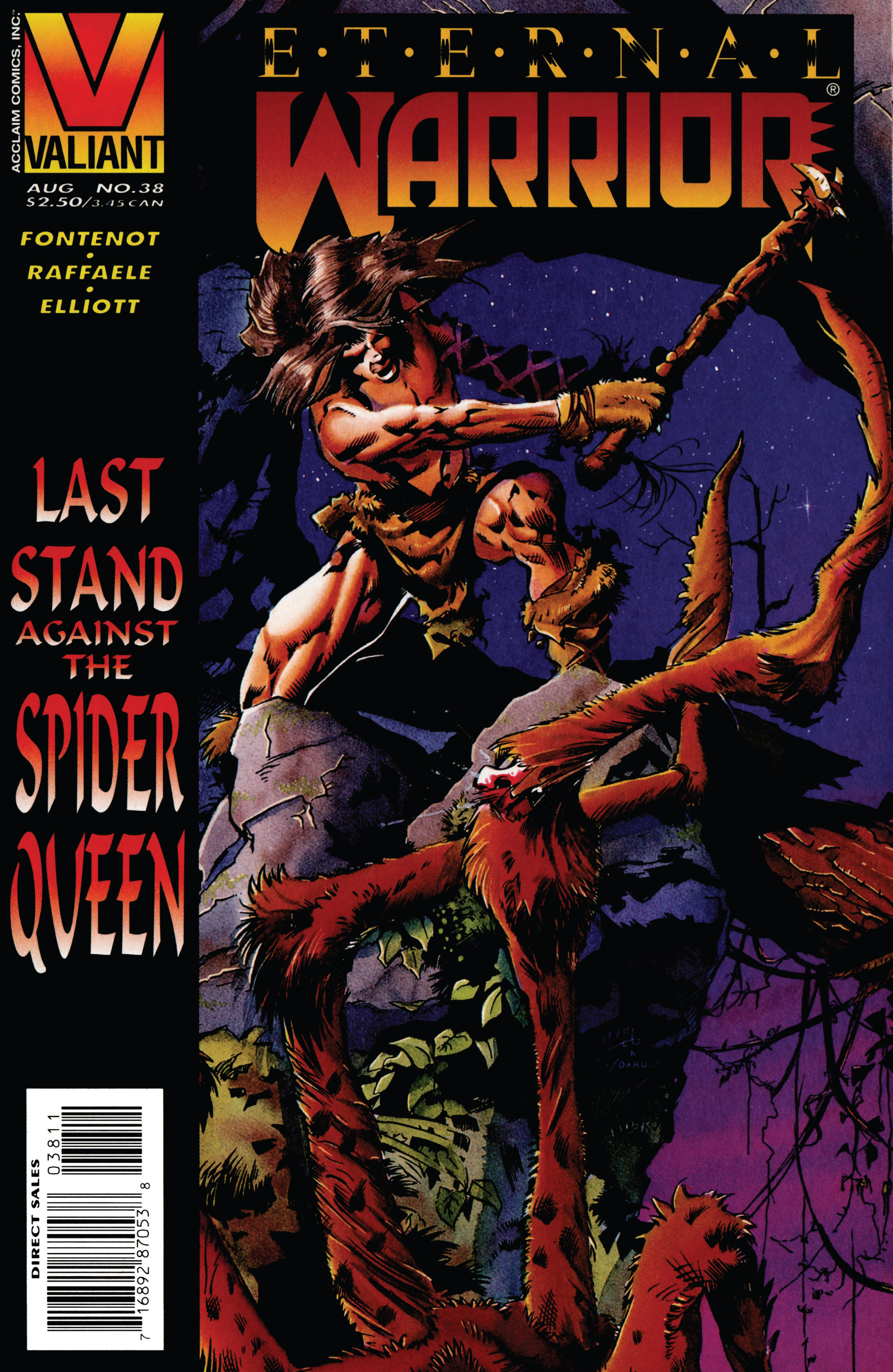 Read online Eternal Warrior (1992) comic -  Issue #38 - 1