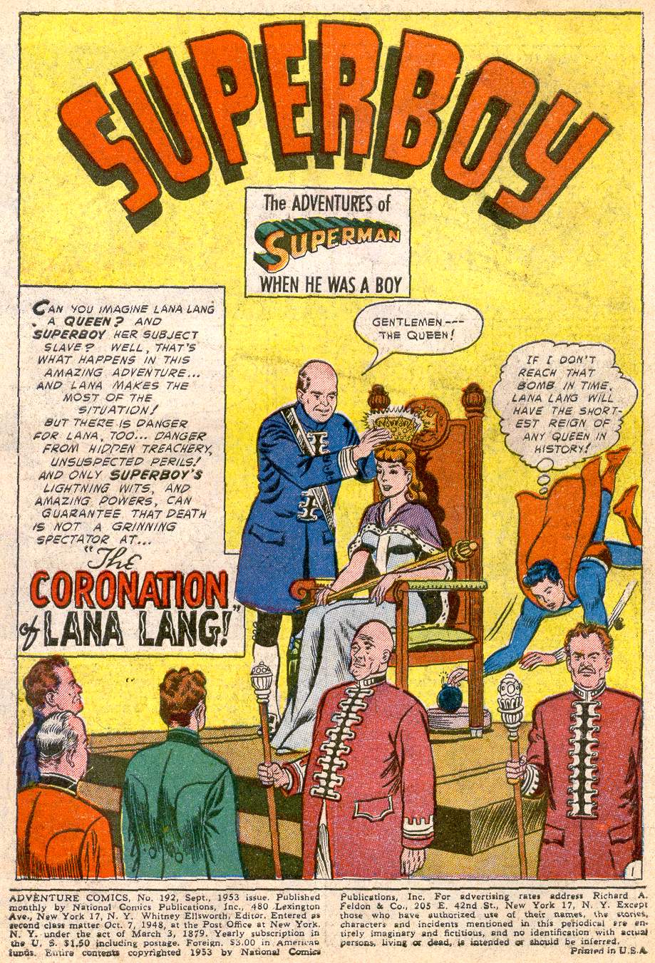 Read online Adventure Comics (1938) comic -  Issue #192 - 3