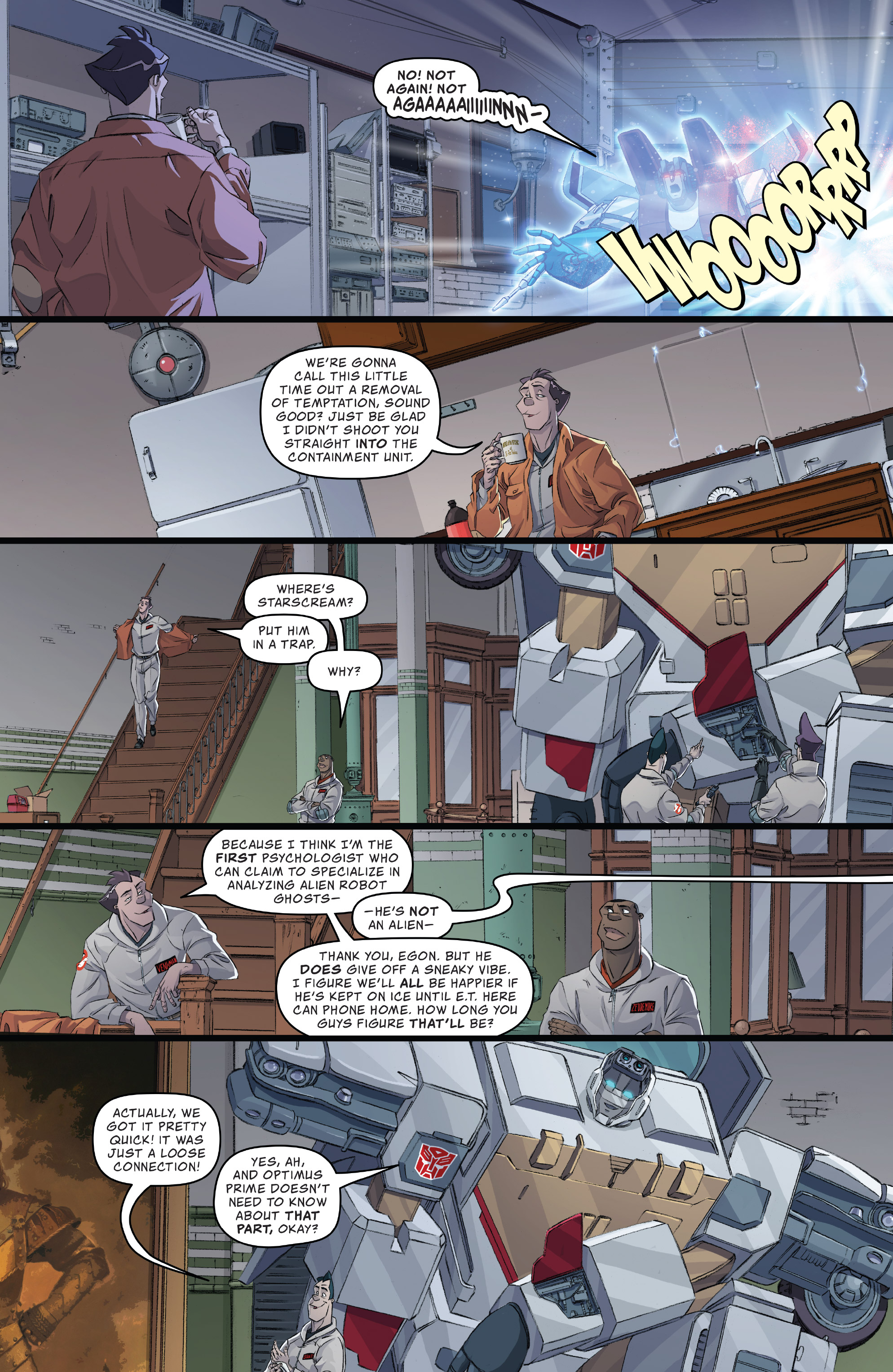 Read online Transformers/Ghostbusters comic -  Issue #3 - 10