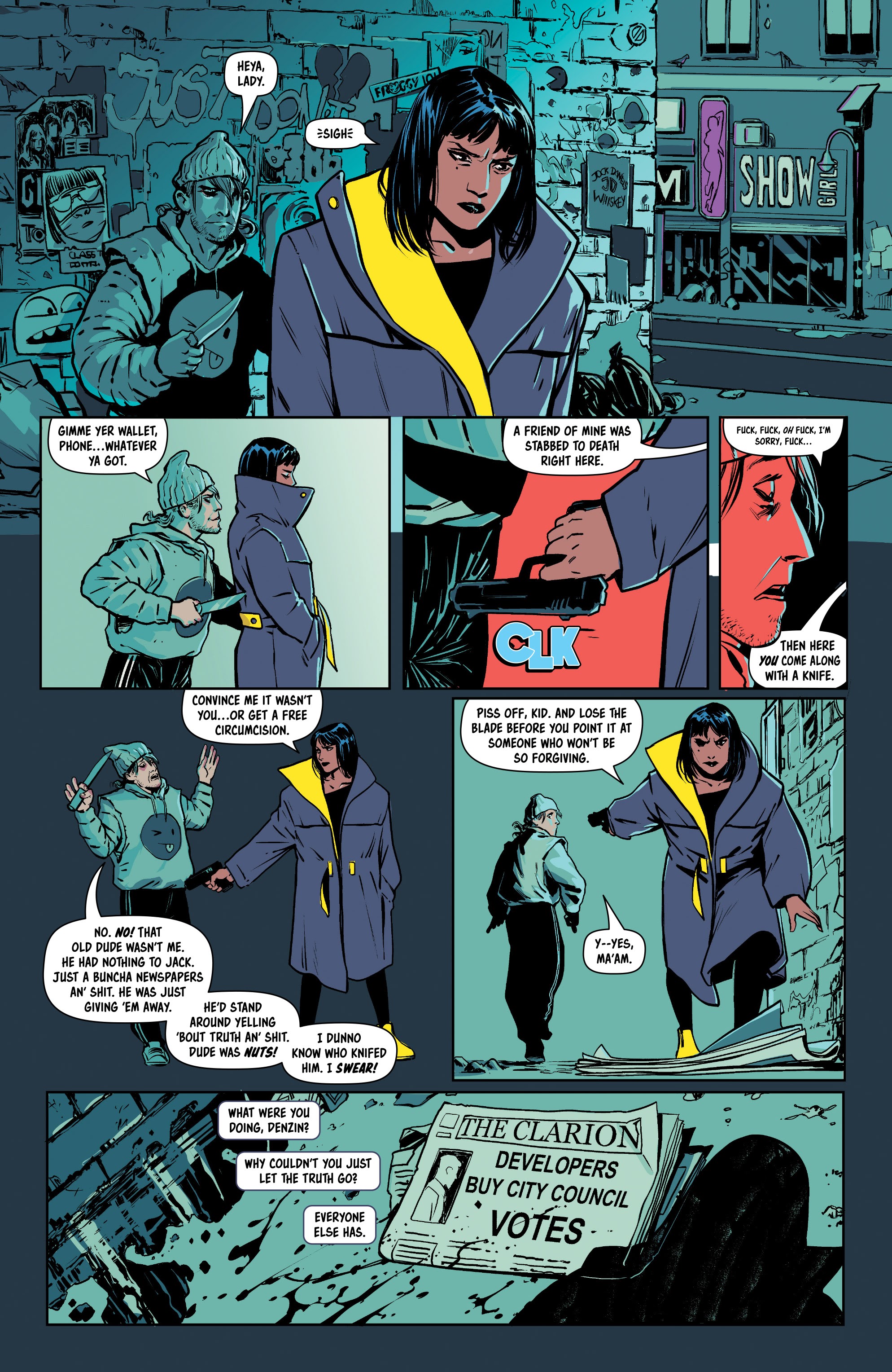 Read online Bylines in Blood comic -  Issue #1 - 11