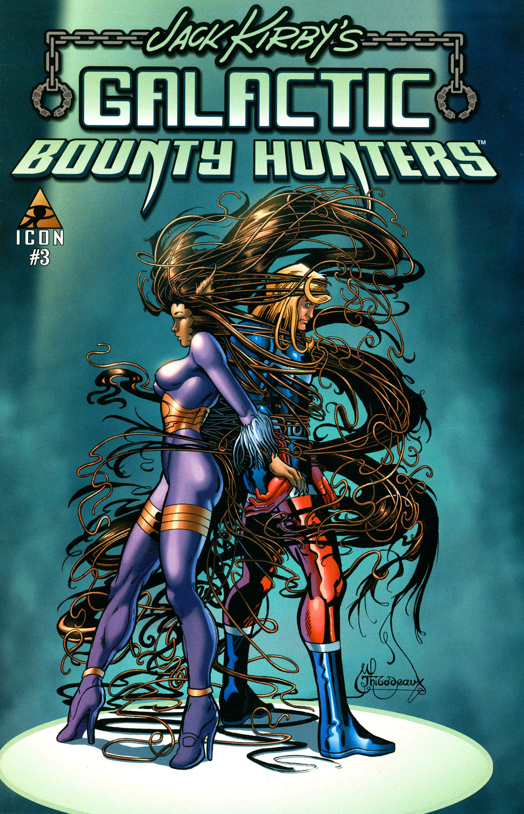 Read online Jack Kirby's Galactic Bounty Hunters comic -  Issue #3 - 1