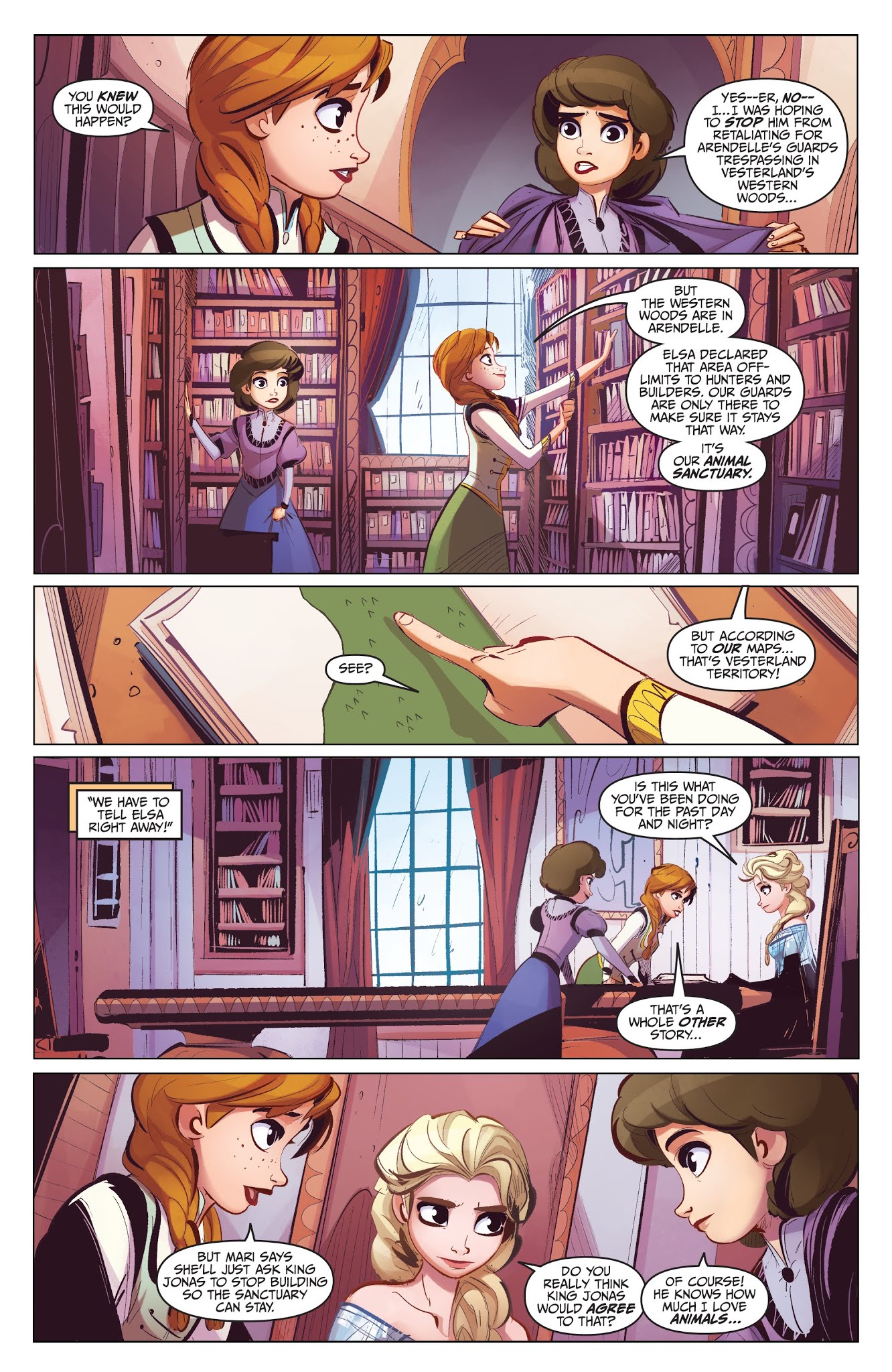 Read online Disney Frozen: Breaking Boundaries comic -  Issue #3 - 21