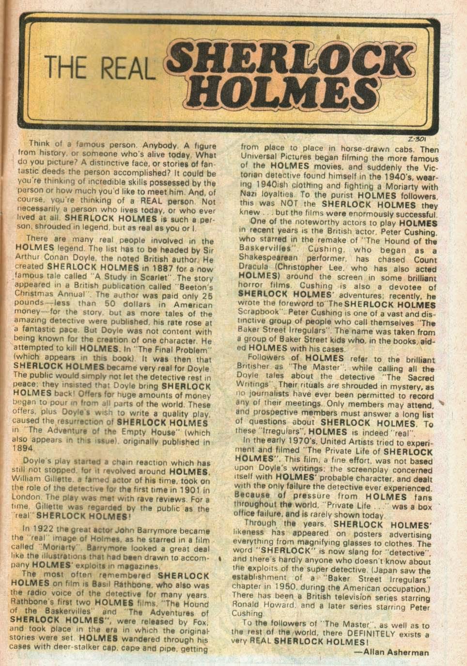 Sherlock Holmes (1975) issue Full - Page 33