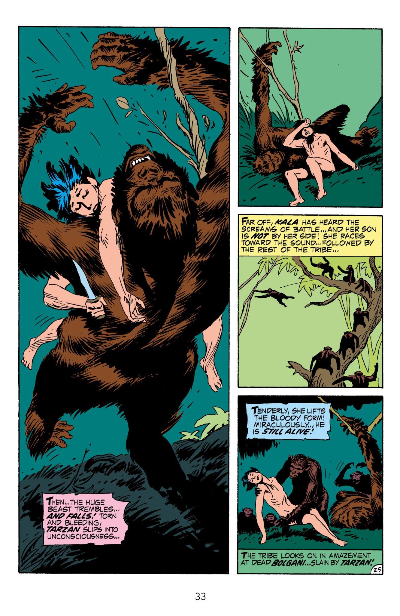 Read online Edgar Rice Burroughs' Tarzan The Joe Kubert Years comic -  Issue # TPB 1 (Part 1) - 35
