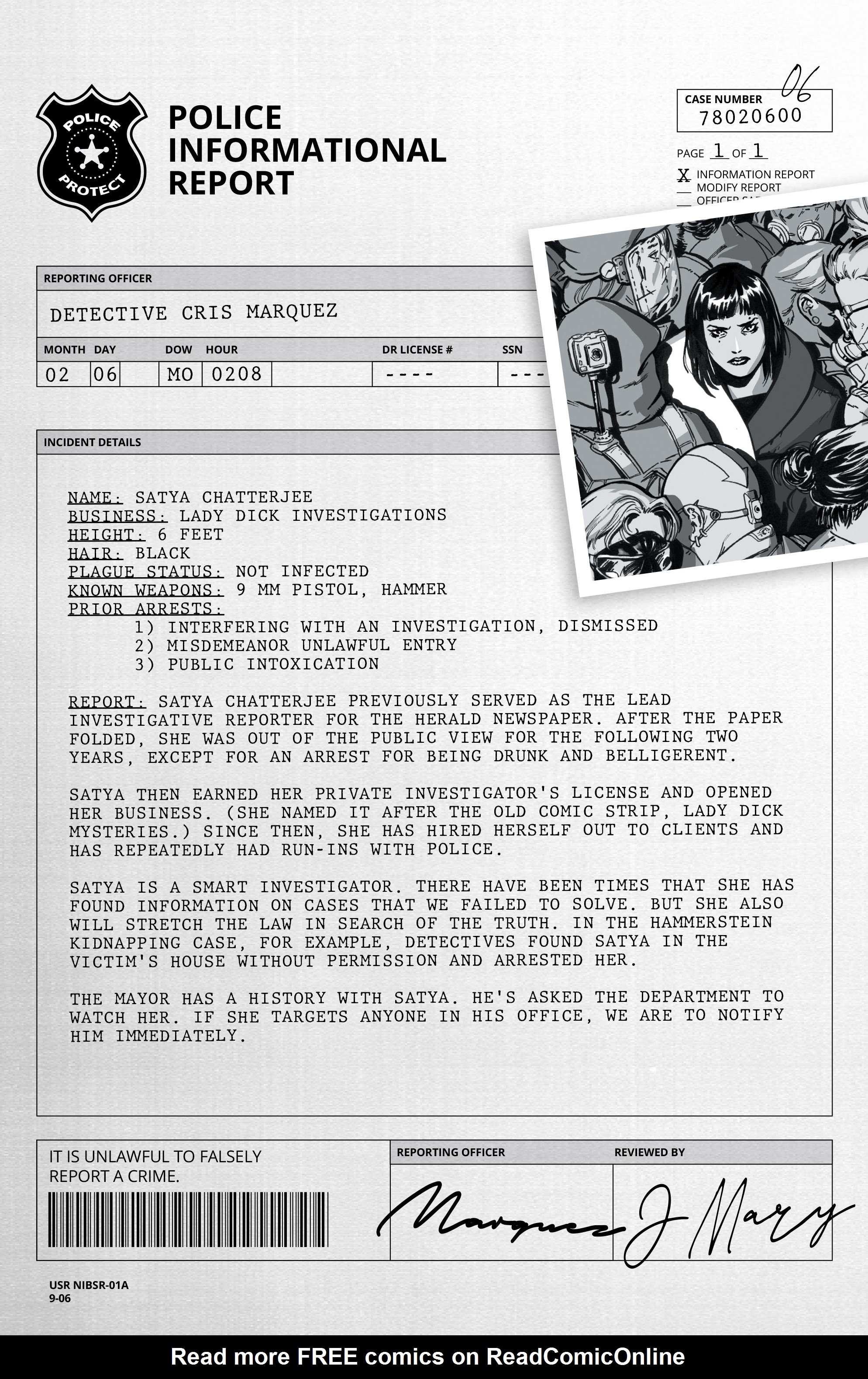 Read online Bylines in Blood comic -  Issue #1 - 30