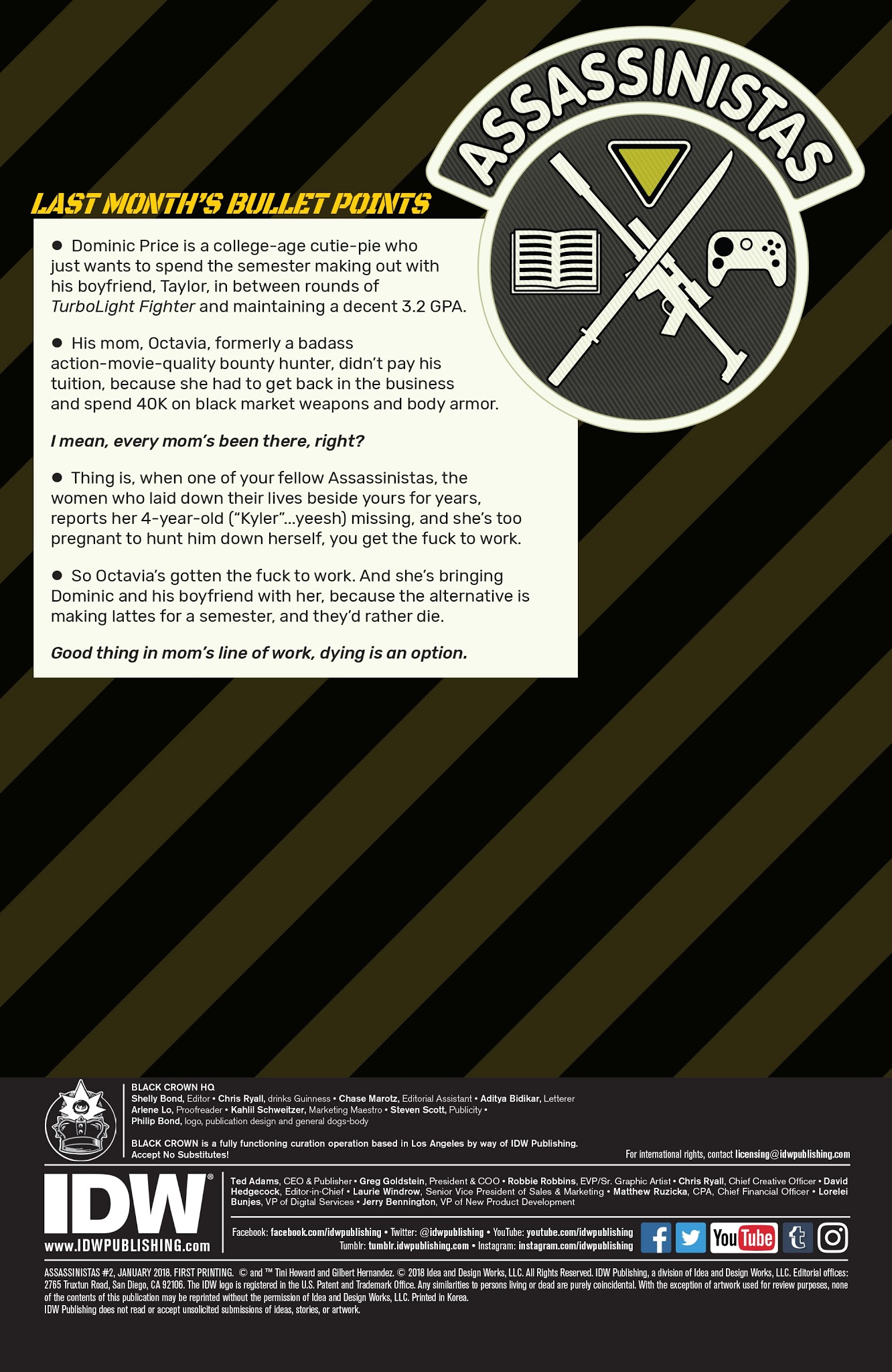 Read online Assassinistas comic -  Issue #2 - 2