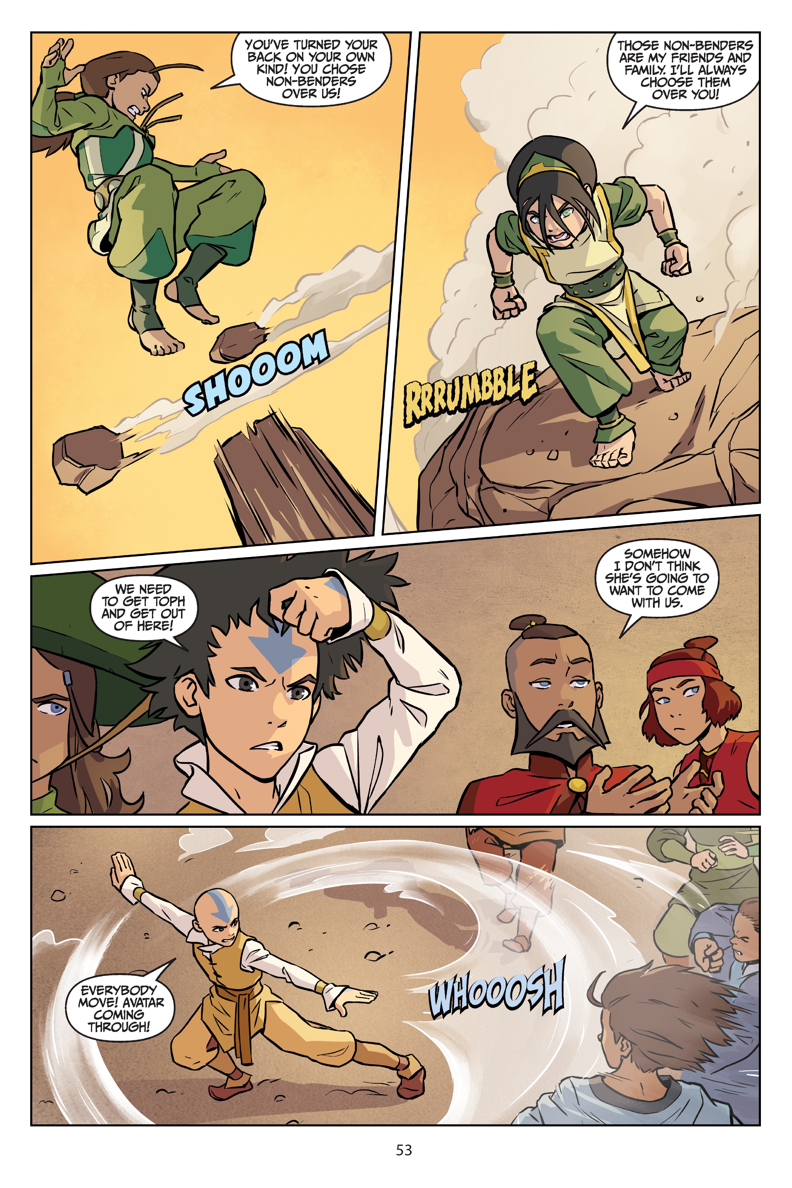 Read online Nickelodeon Avatar: The Last Airbender - Imbalance comic -  Issue # TPB 2 - 54