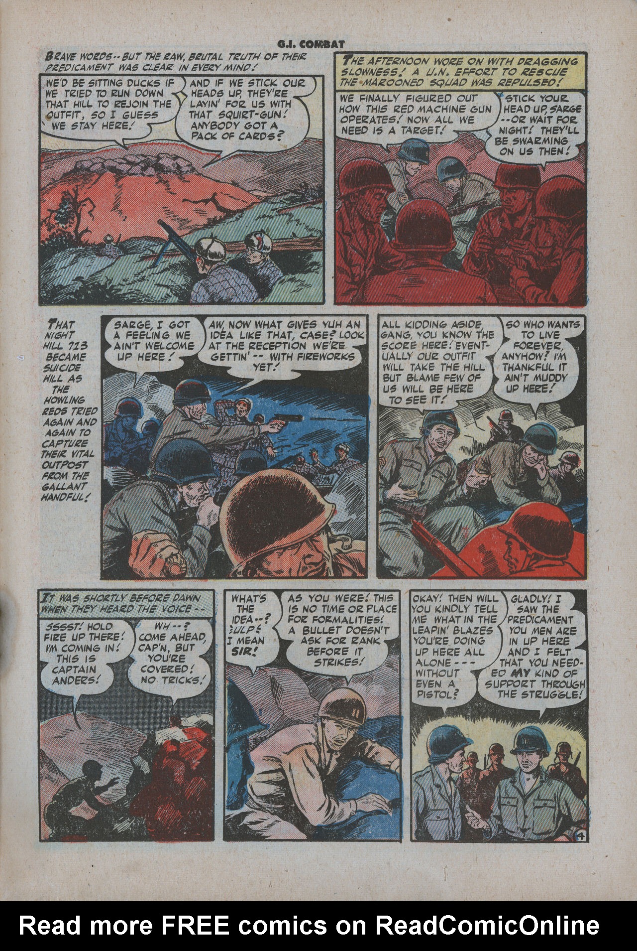 Read online G.I. Combat (1952) comic -  Issue #5 - 21