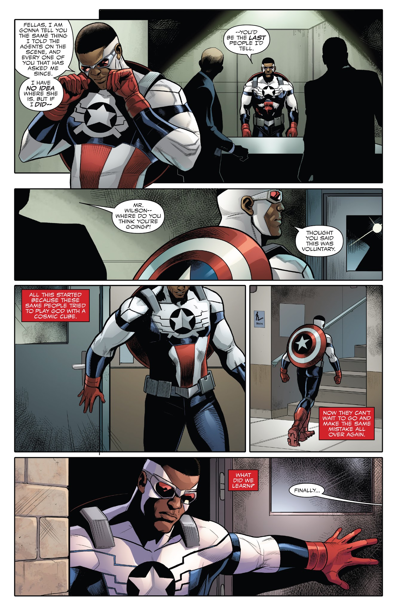 Read online Generations: Sam Wilson Captain America & Steve Rogers Captain America comic -  Issue # Full - 28