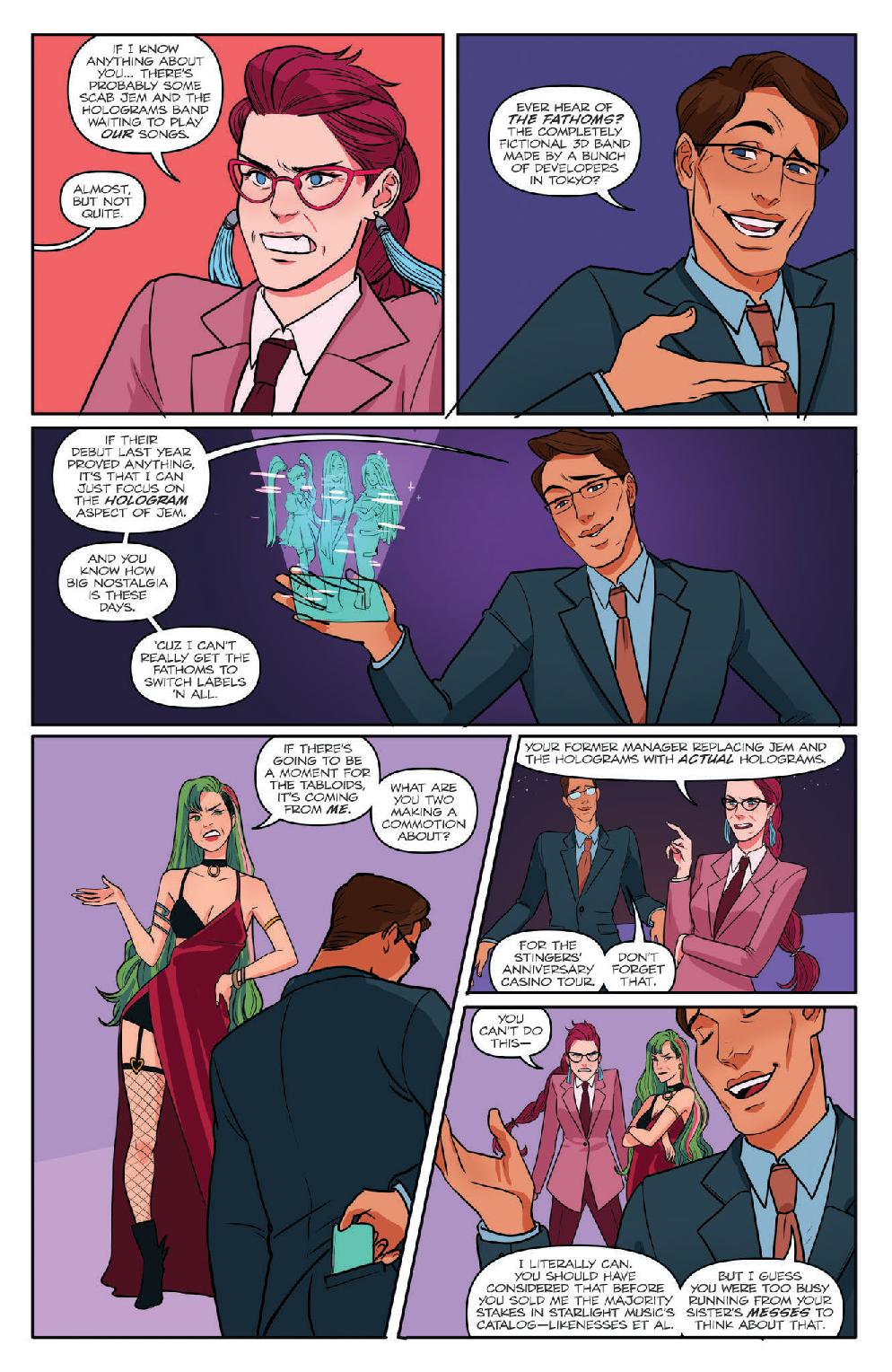 Jem and the Holograms 20/20 issue Full - Page 6