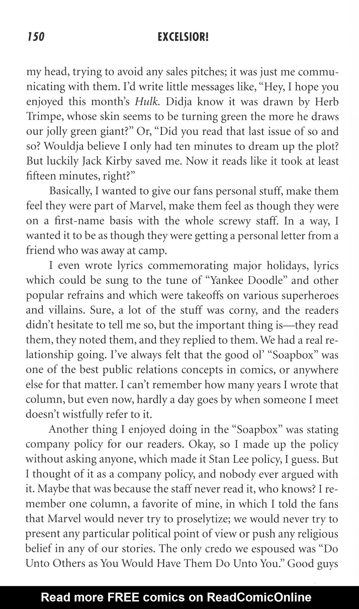 Read online Excelsior! The Amazing Life of Stan Lee comic -  Issue # TPB (Part 2) - 59