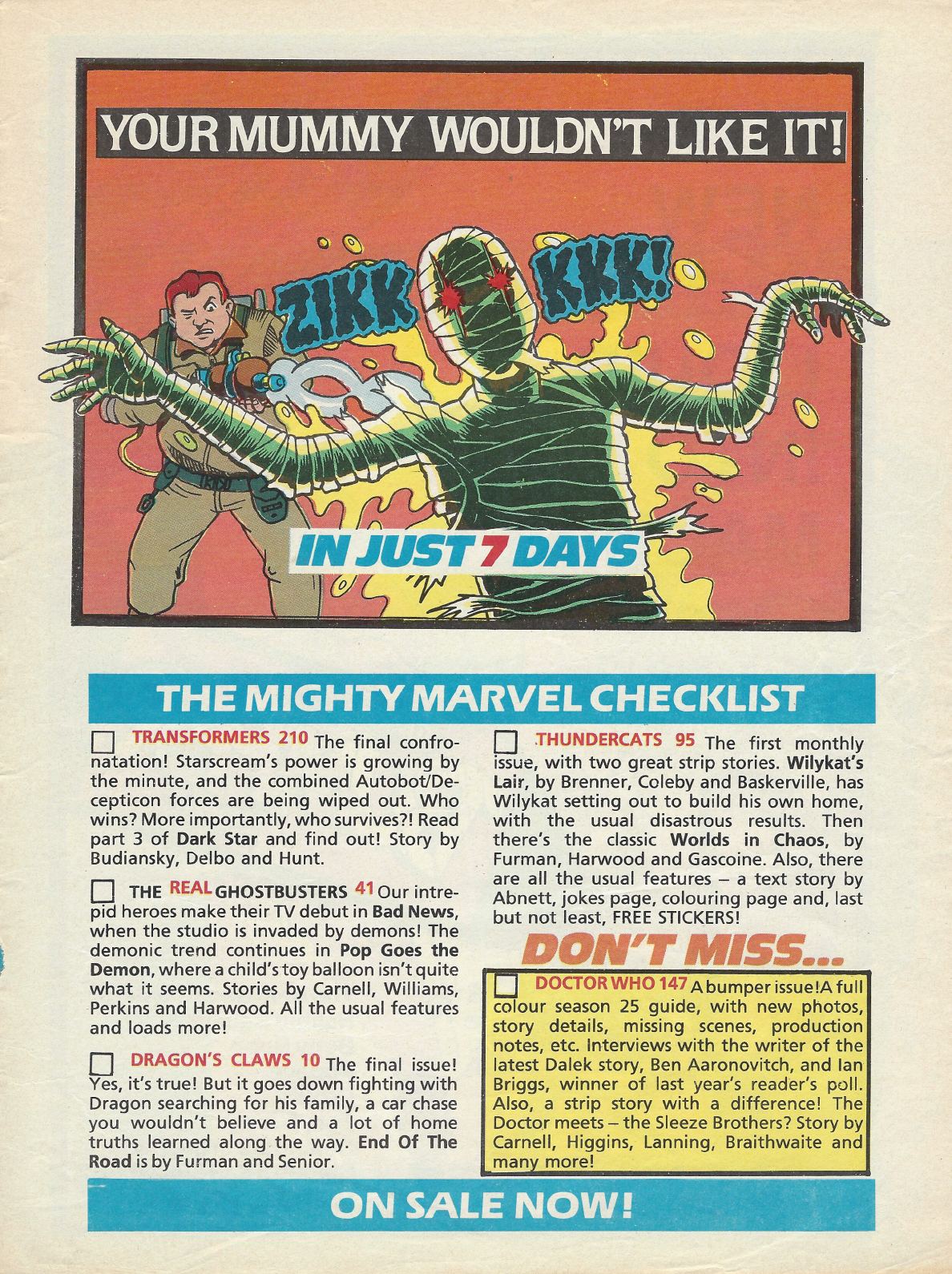 Read online The Real Ghostbusters comic -  Issue #41 - 23