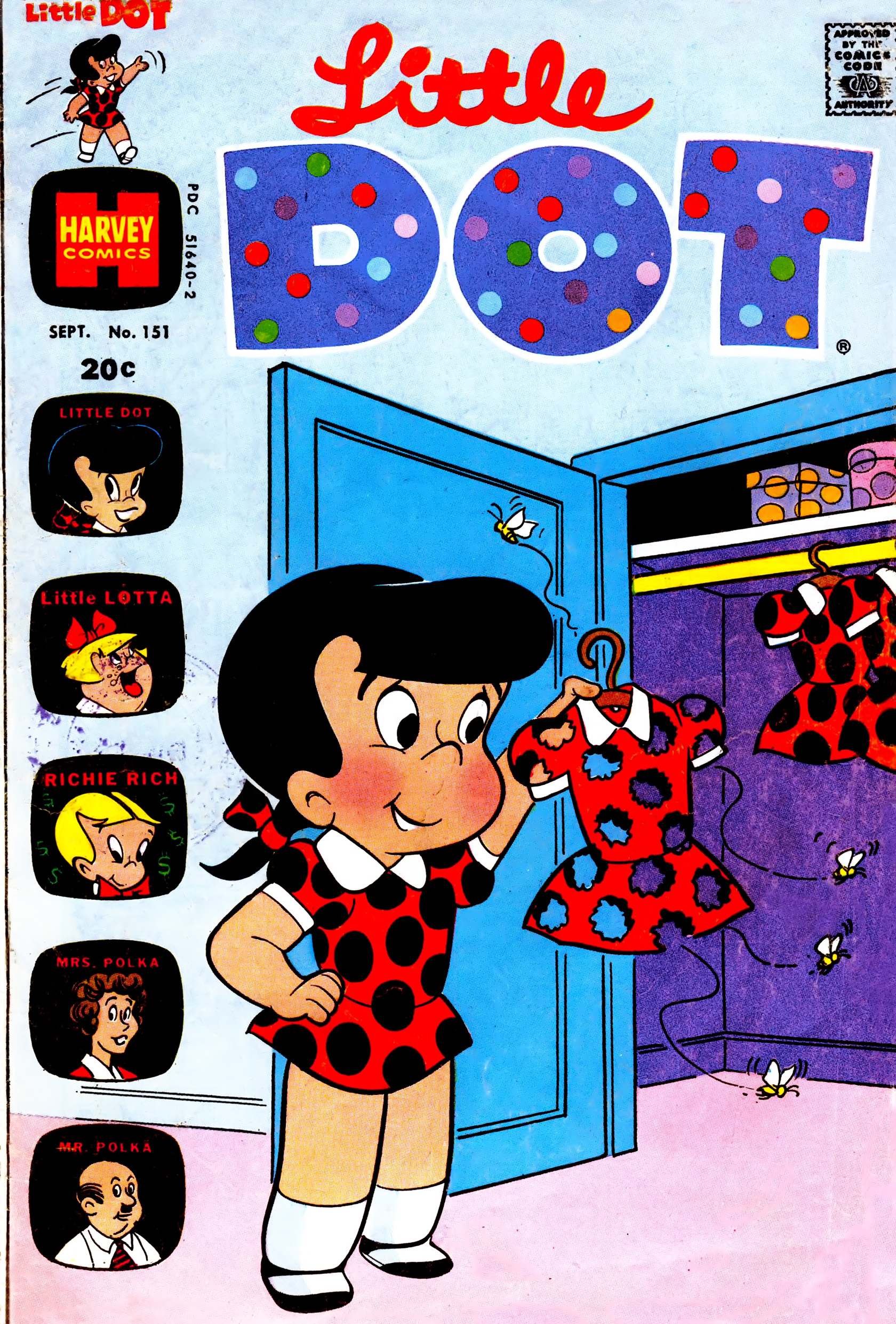 Read online Little Dot (1953) comic -  Issue #151 - 1