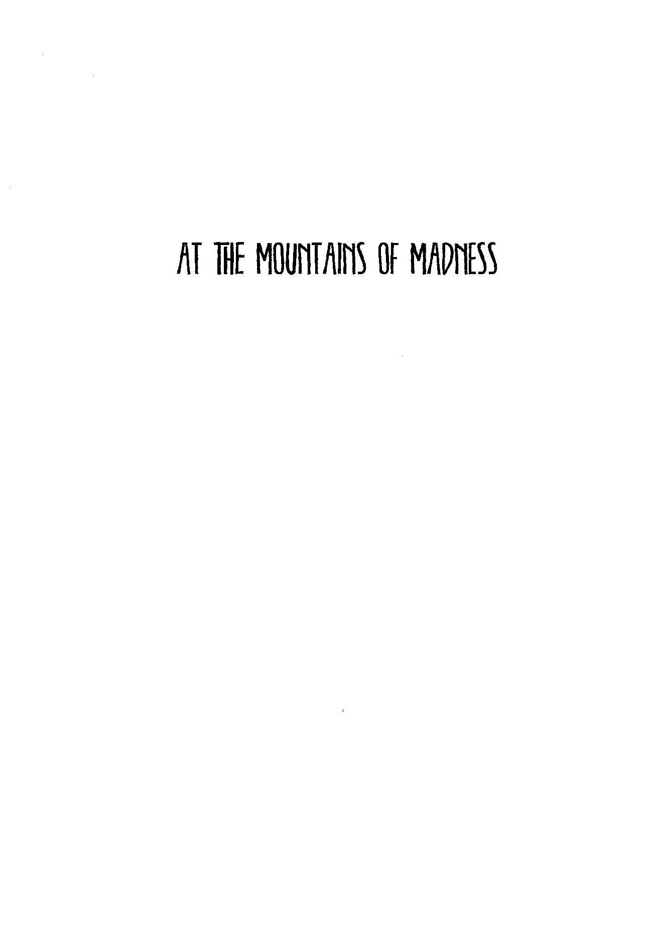 Read online At the Mountains of Madness comic -  Issue # Full - 3