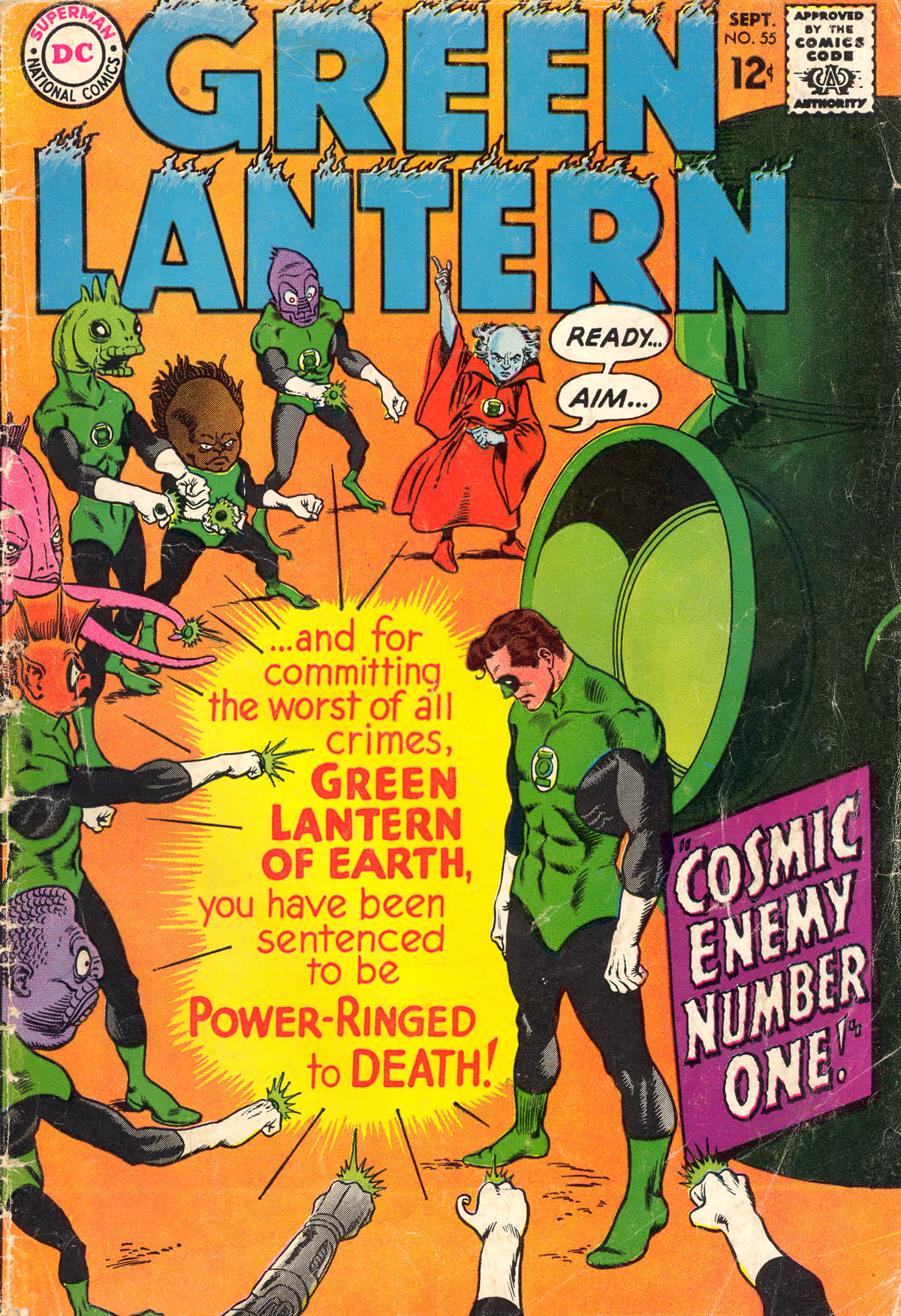 Read online Green Lantern (1960) comic -  Issue #55 - 1