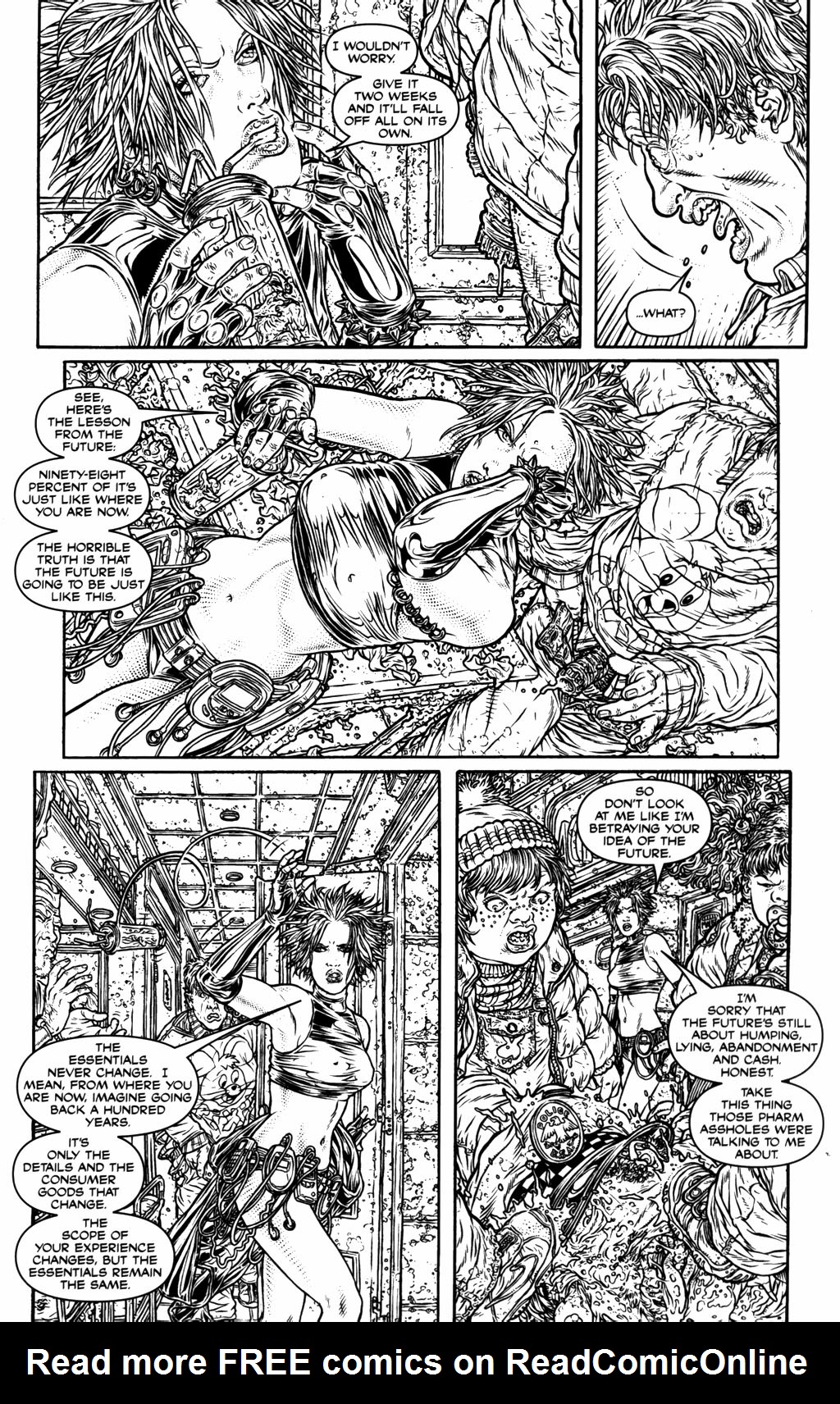 Read online Warren Ellis' Angel Stomp Future comic -  Issue # Full - 16