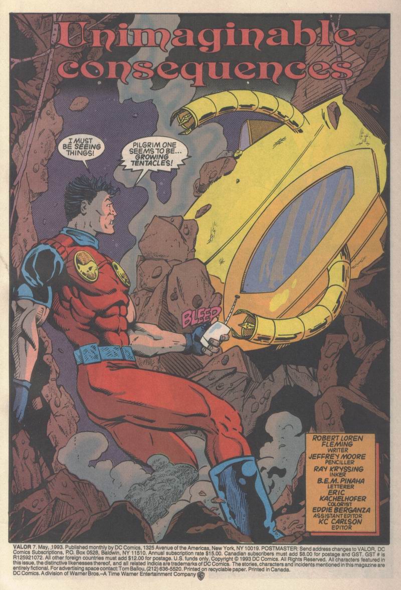 Read online Valor (1992) comic -  Issue #7 - 2
