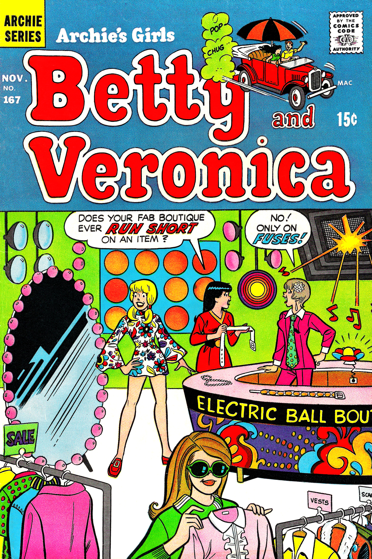 Read online Archie's Girls Betty and Veronica comic -  Issue #167 - 1