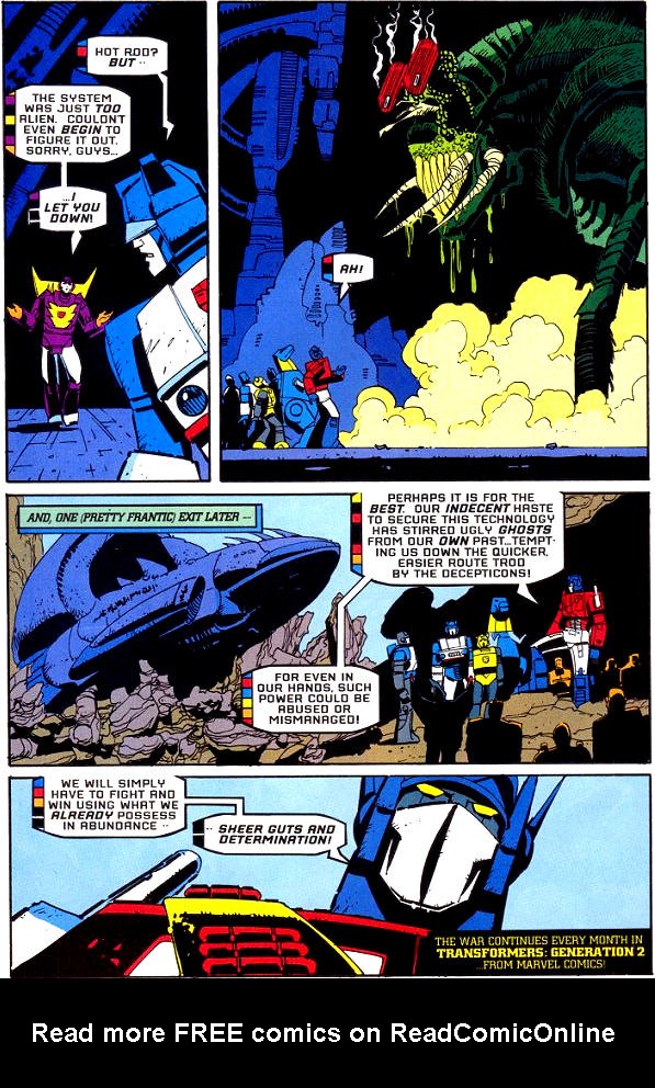 Read online Transformers: Generation 2 comic -  Issue #0 - 8