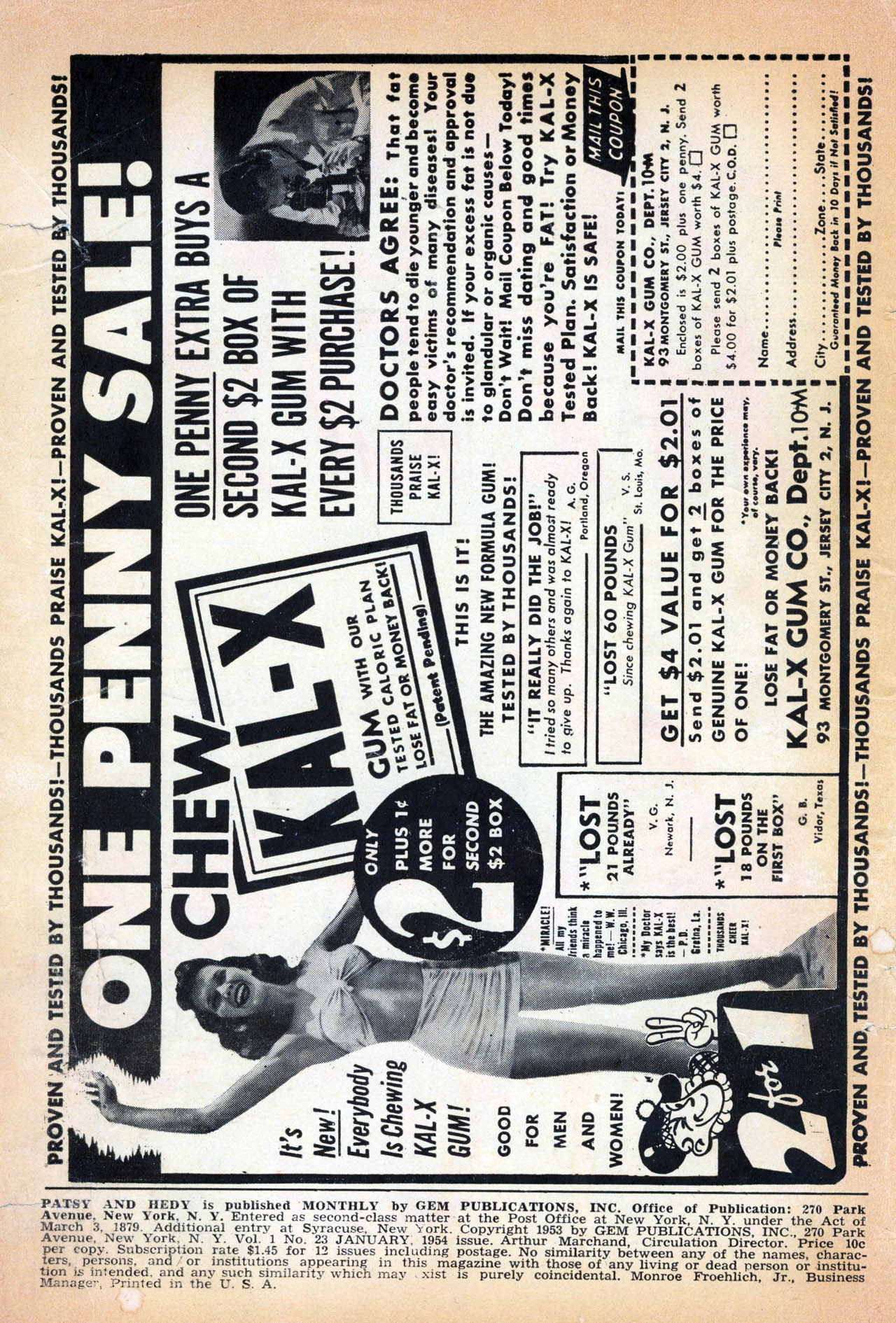 Read online Patsy and Hedy comic -  Issue #23 - 2
