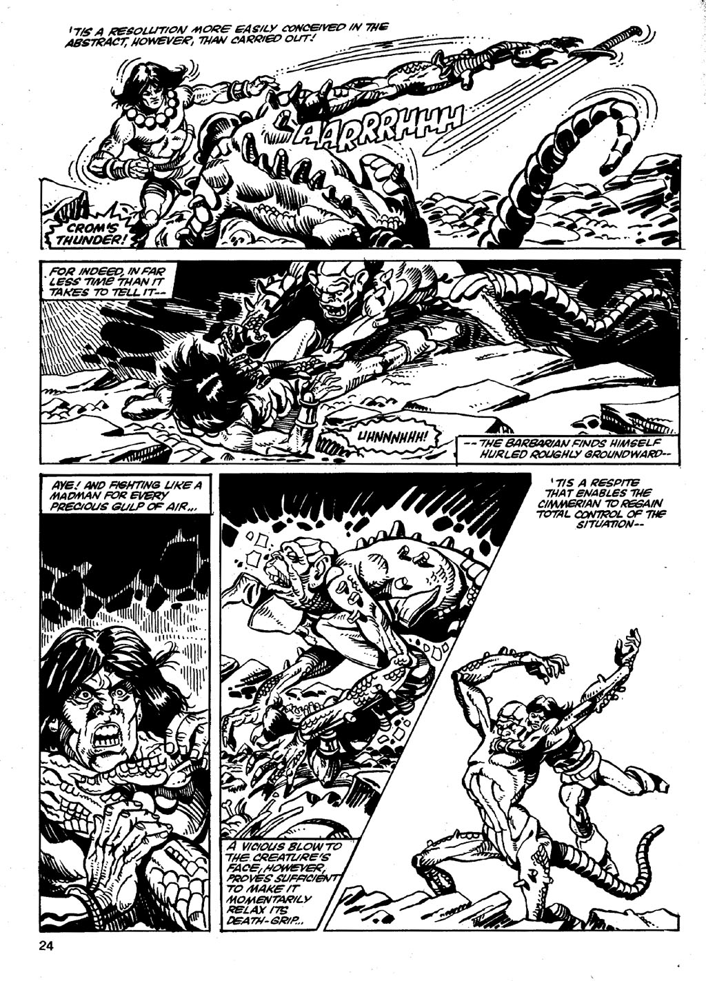 Read online The Savage Sword Of Conan comic -  Issue #86 - 24